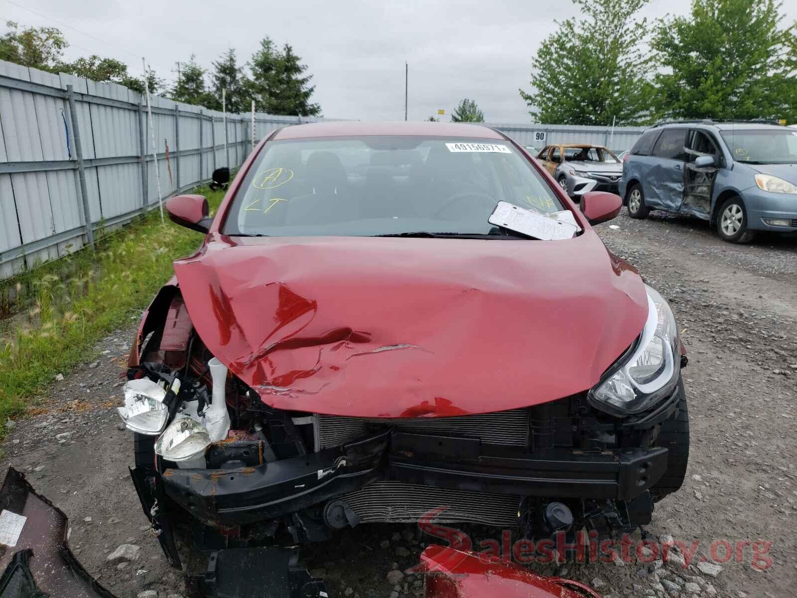 5NPDH4AEXGH733455 2016 HYUNDAI ELANTRA