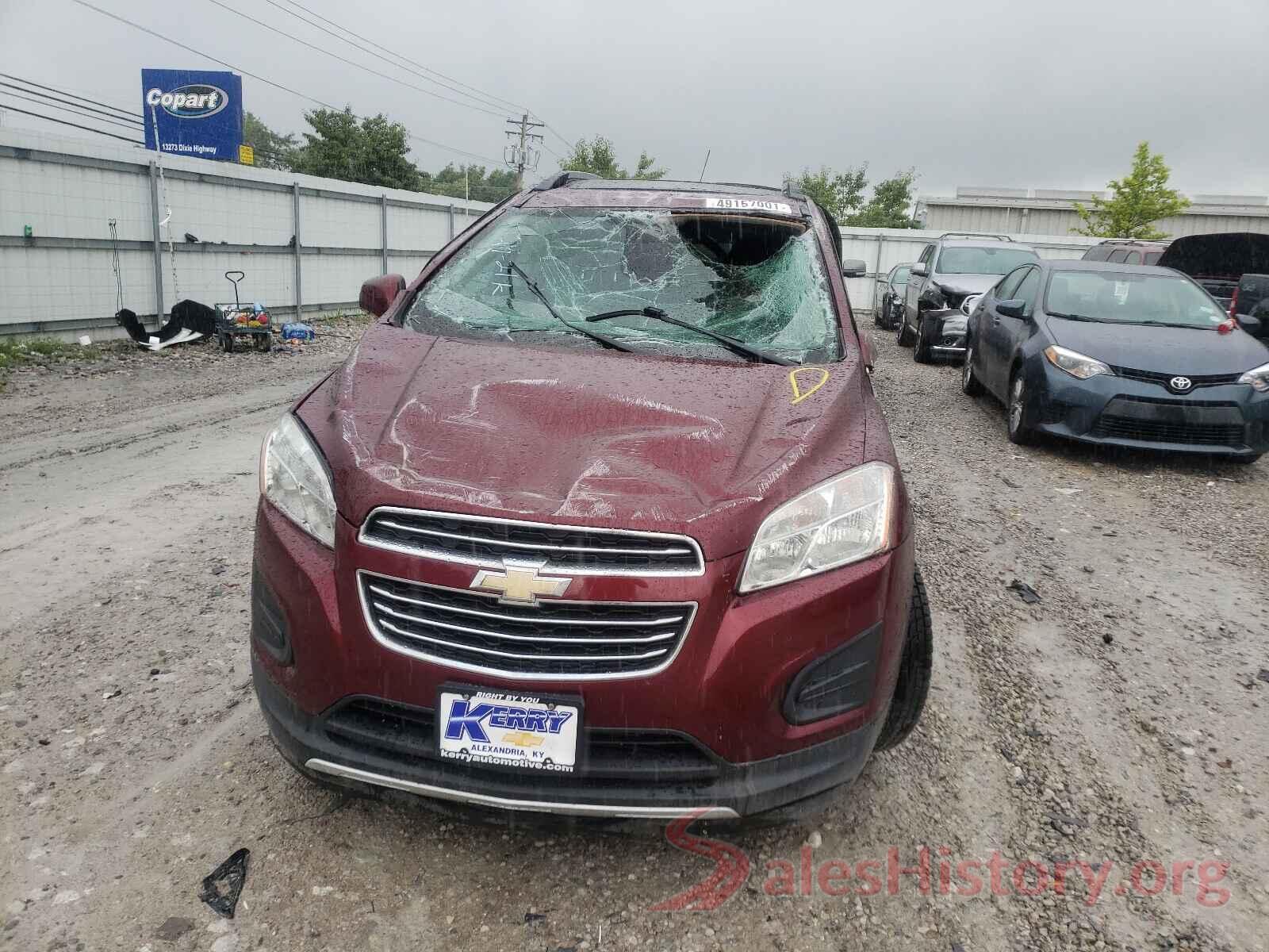 3GNCJLSB3GL277577 2016 CHEVROLET TRAX