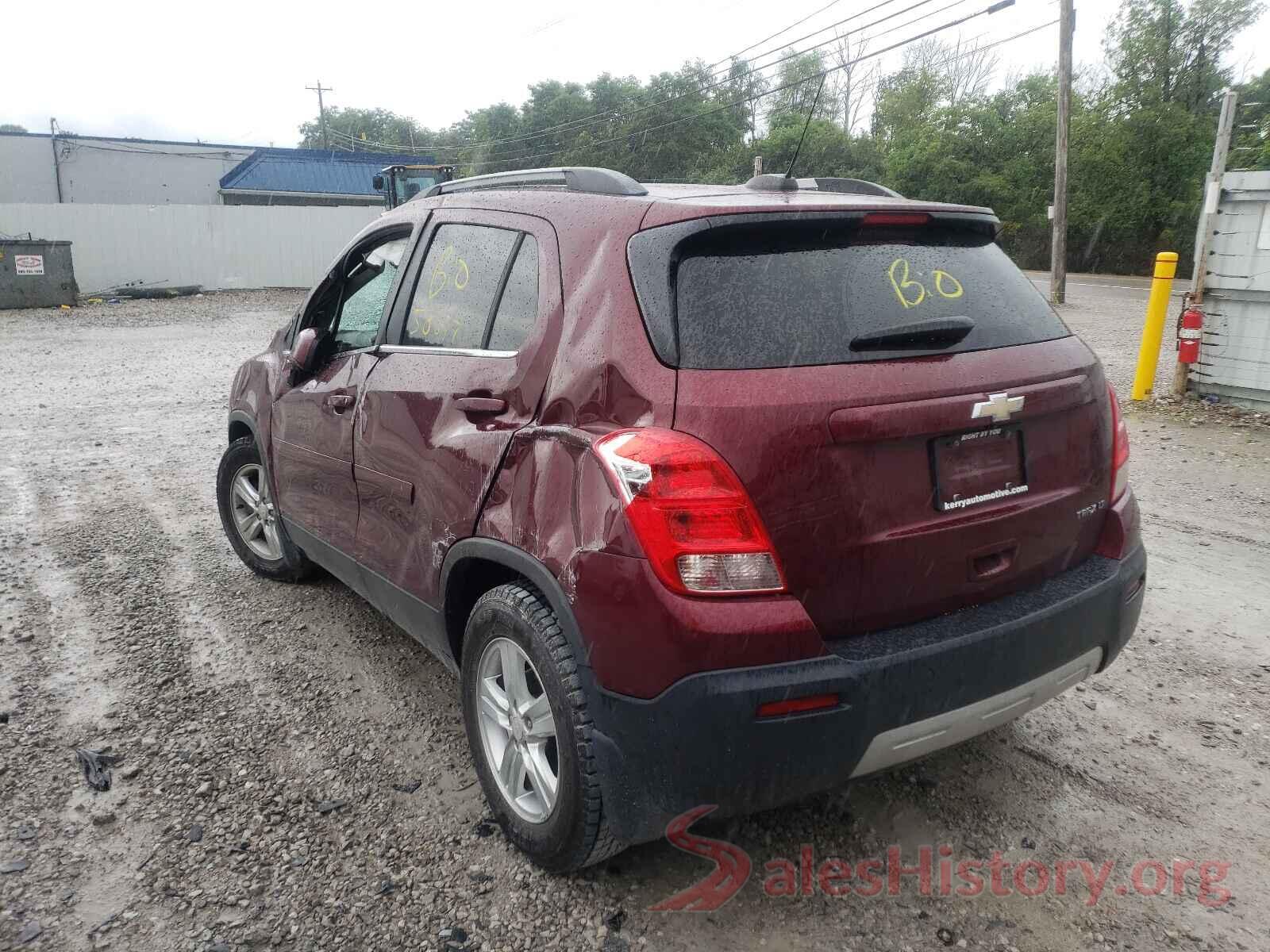 3GNCJLSB3GL277577 2016 CHEVROLET TRAX