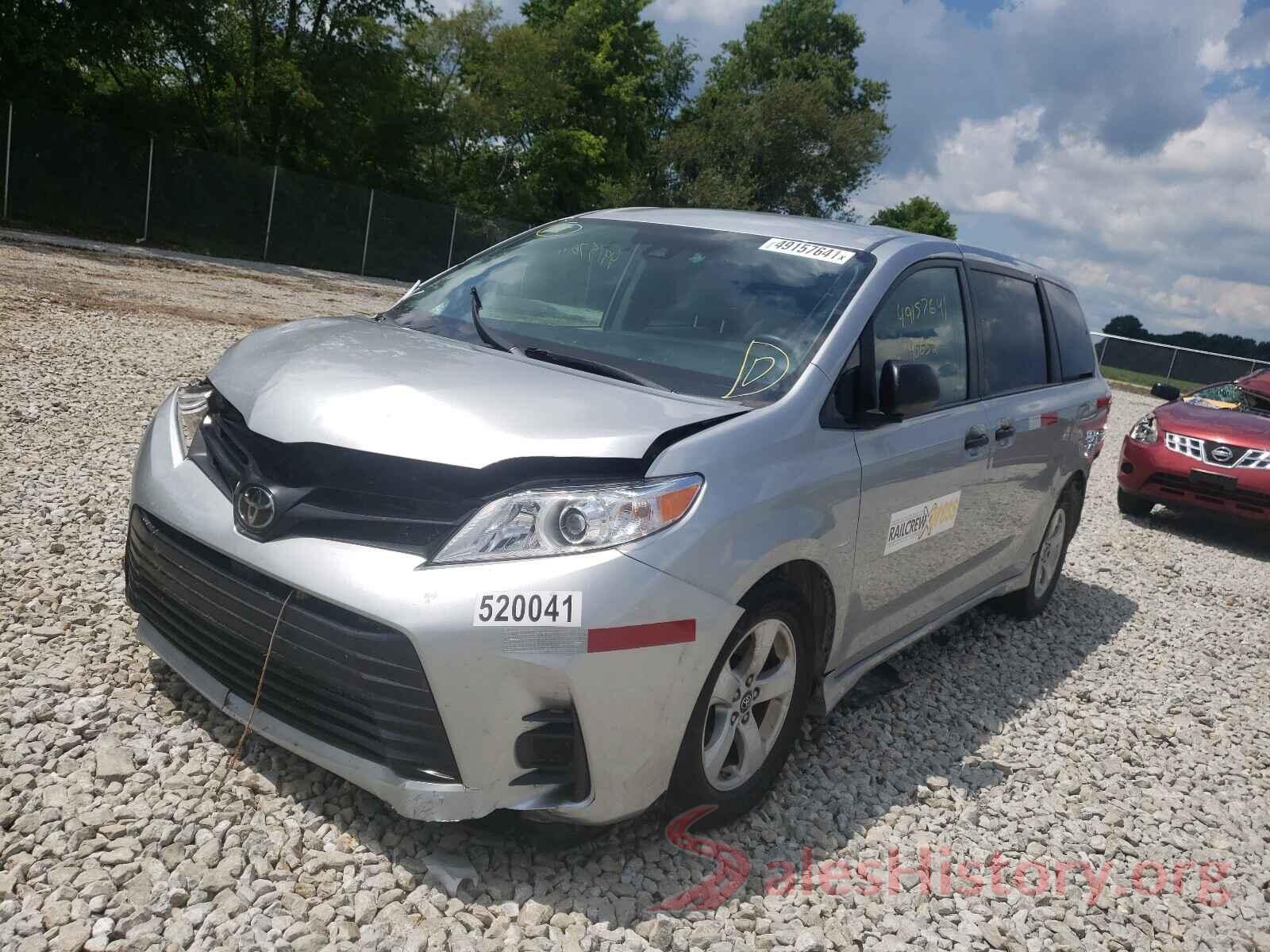 5TDZZ3DC7LS030911 2020 TOYOTA SIENNA