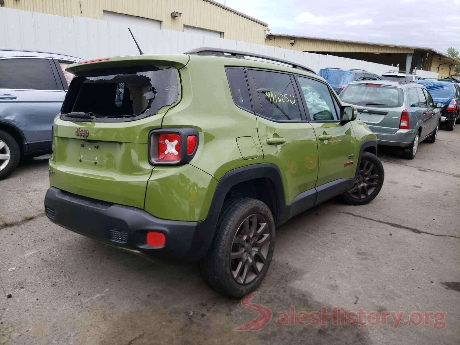 ZACCJBBT4GPD14607 2016 JEEP RENEGADE