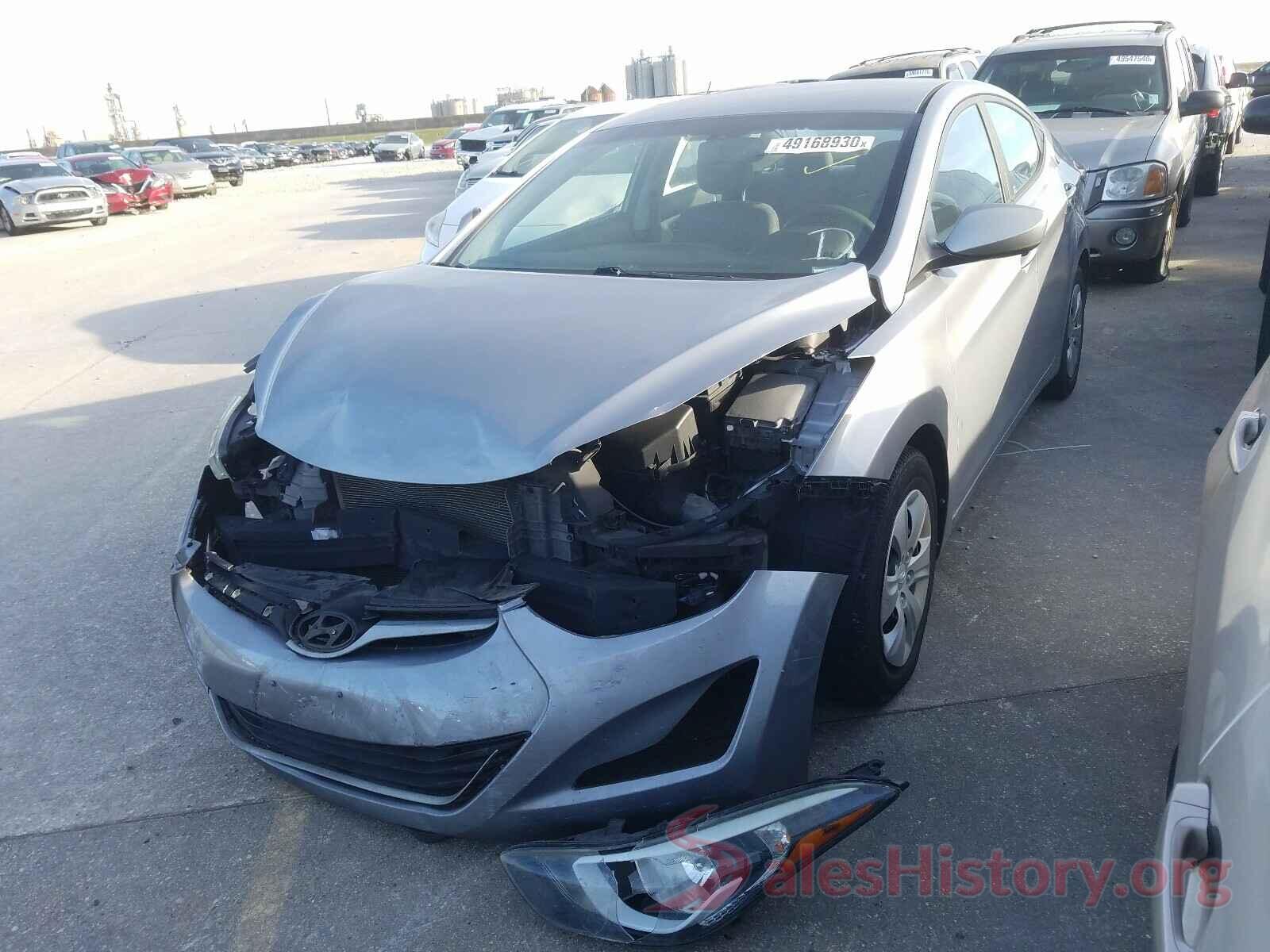 5NPDH4AE0GH697873 2016 HYUNDAI ELANTRA