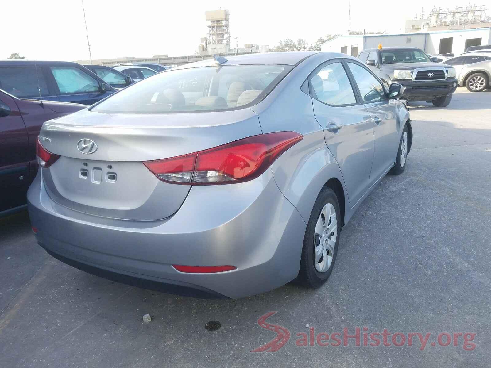 5NPDH4AE0GH697873 2016 HYUNDAI ELANTRA