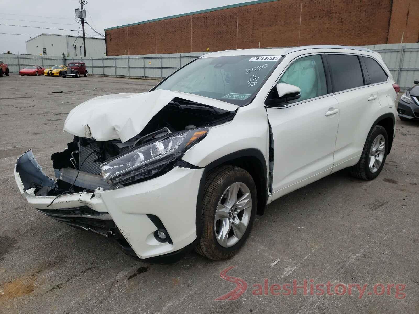 5TDDZRFH4KS968580 2019 TOYOTA HIGHLANDER