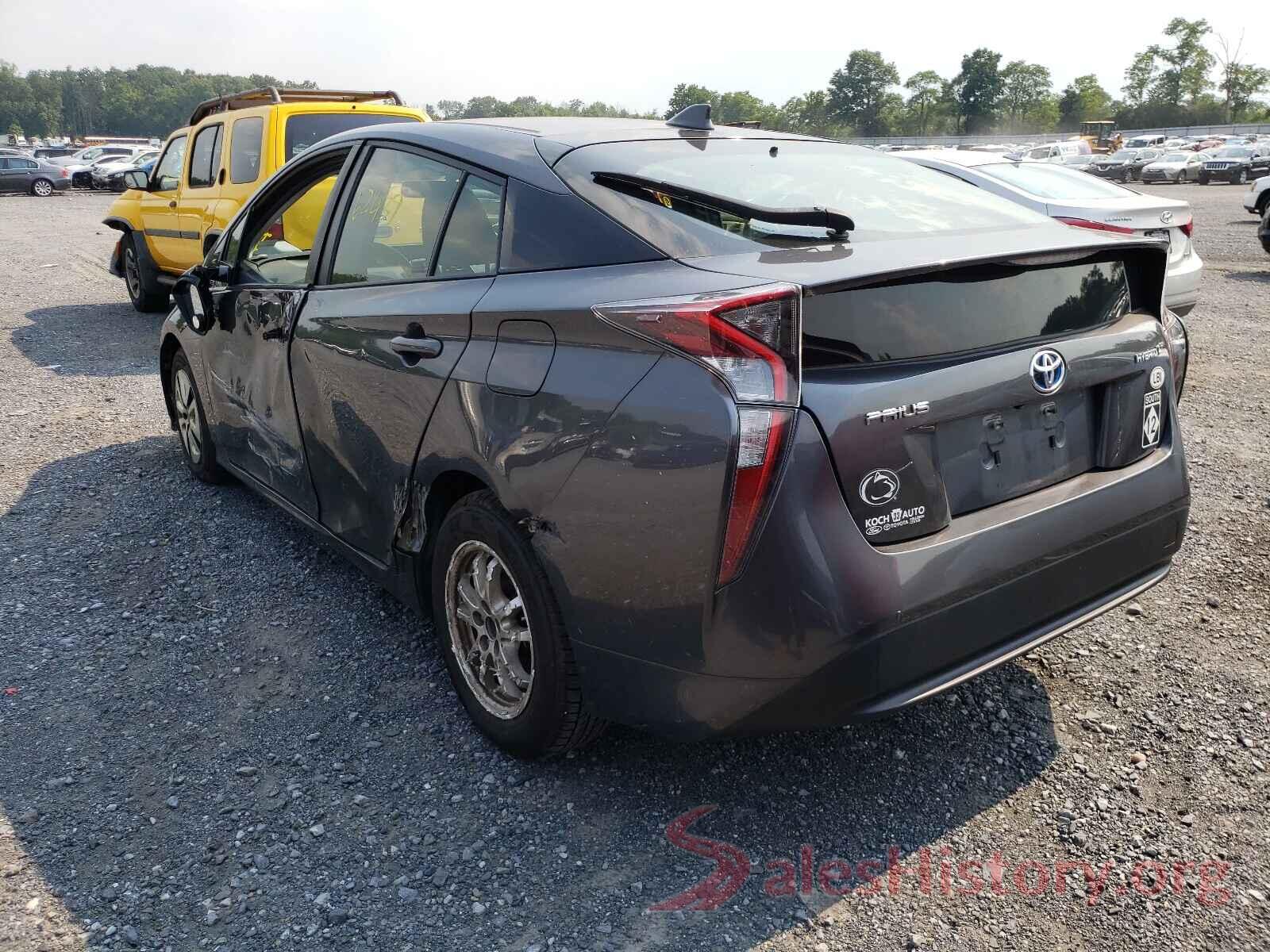 JTDKARFU8G3002656 2016 TOYOTA PRIUS