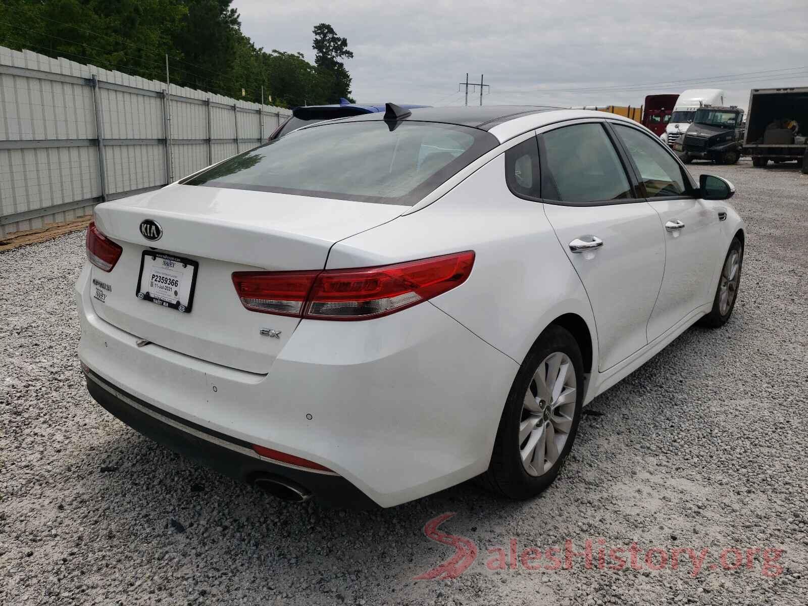 5XXGU4L34GG098006 2016 KIA OPTIMA