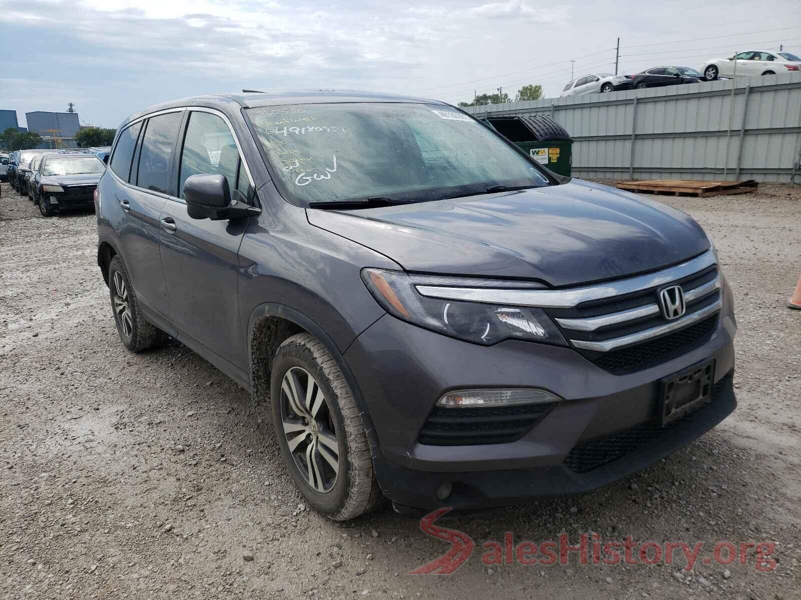 5FNYF6H50GB041017 2016 HONDA PILOT