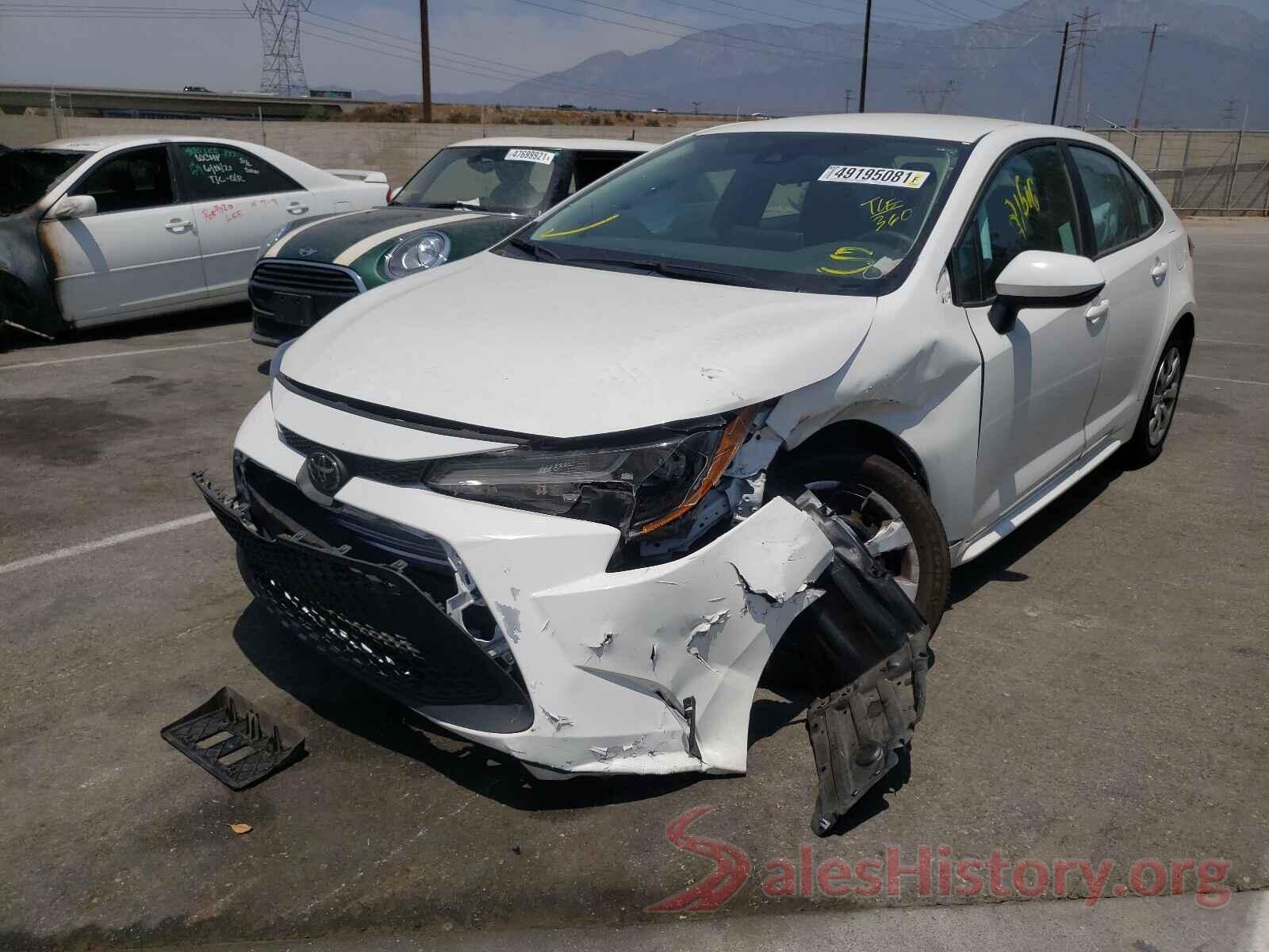 5YFEPRAE1LP126653 2020 TOYOTA COROLLA