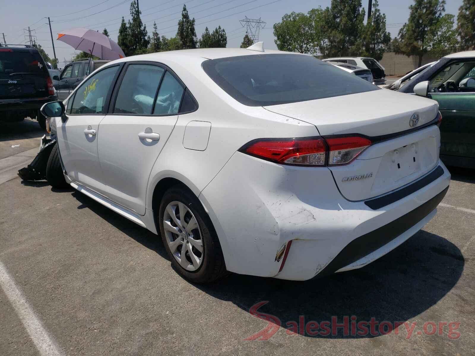 5YFEPRAE1LP126653 2020 TOYOTA COROLLA