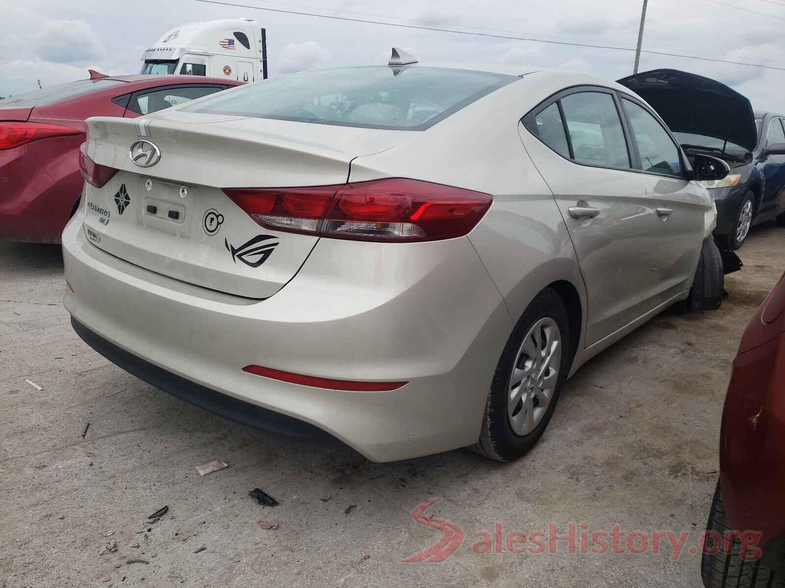 5NPD74LF7HH104925 2017 HYUNDAI ELANTRA