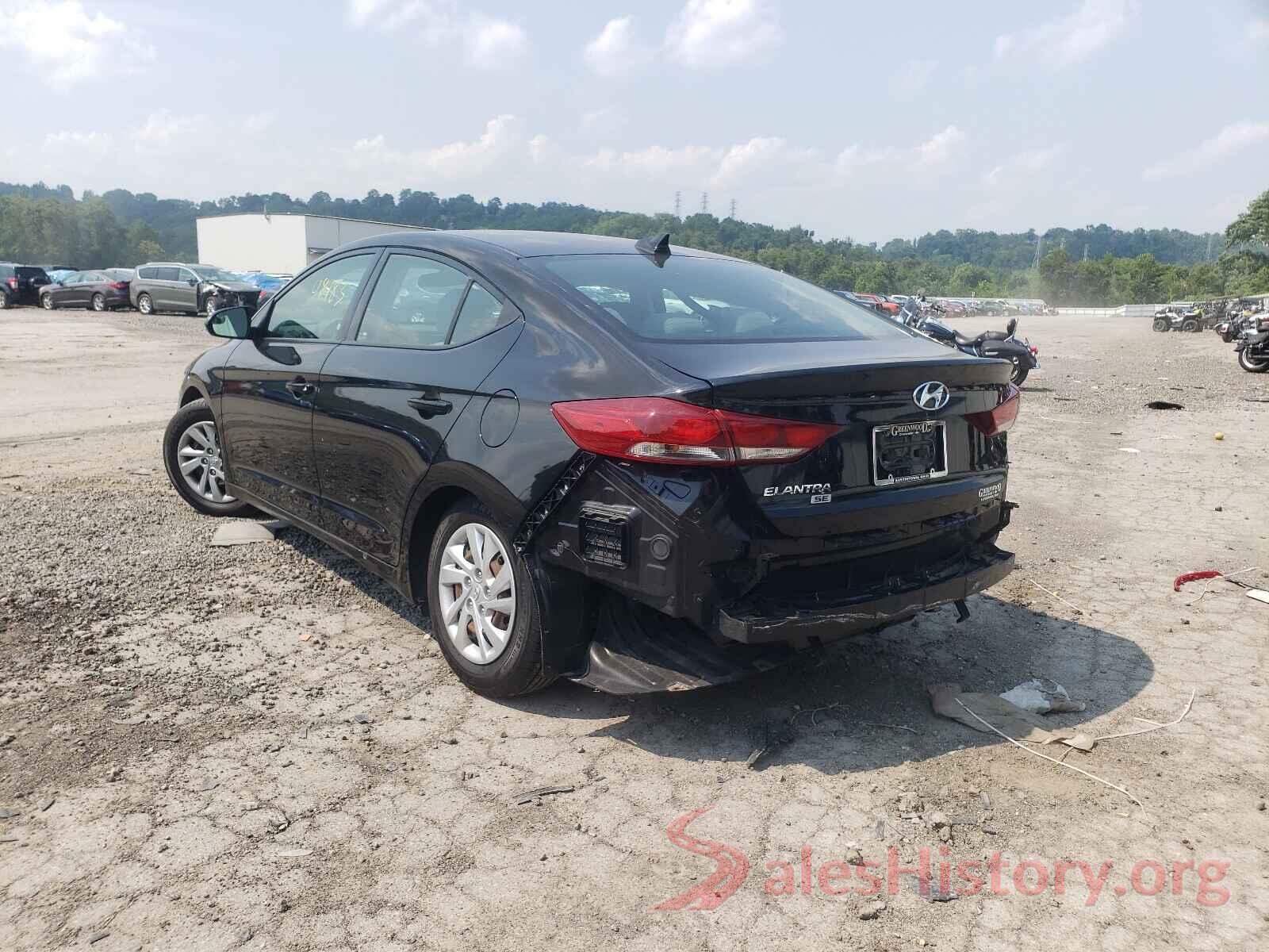 5NPD74LF3HH115954 2017 HYUNDAI ELANTRA