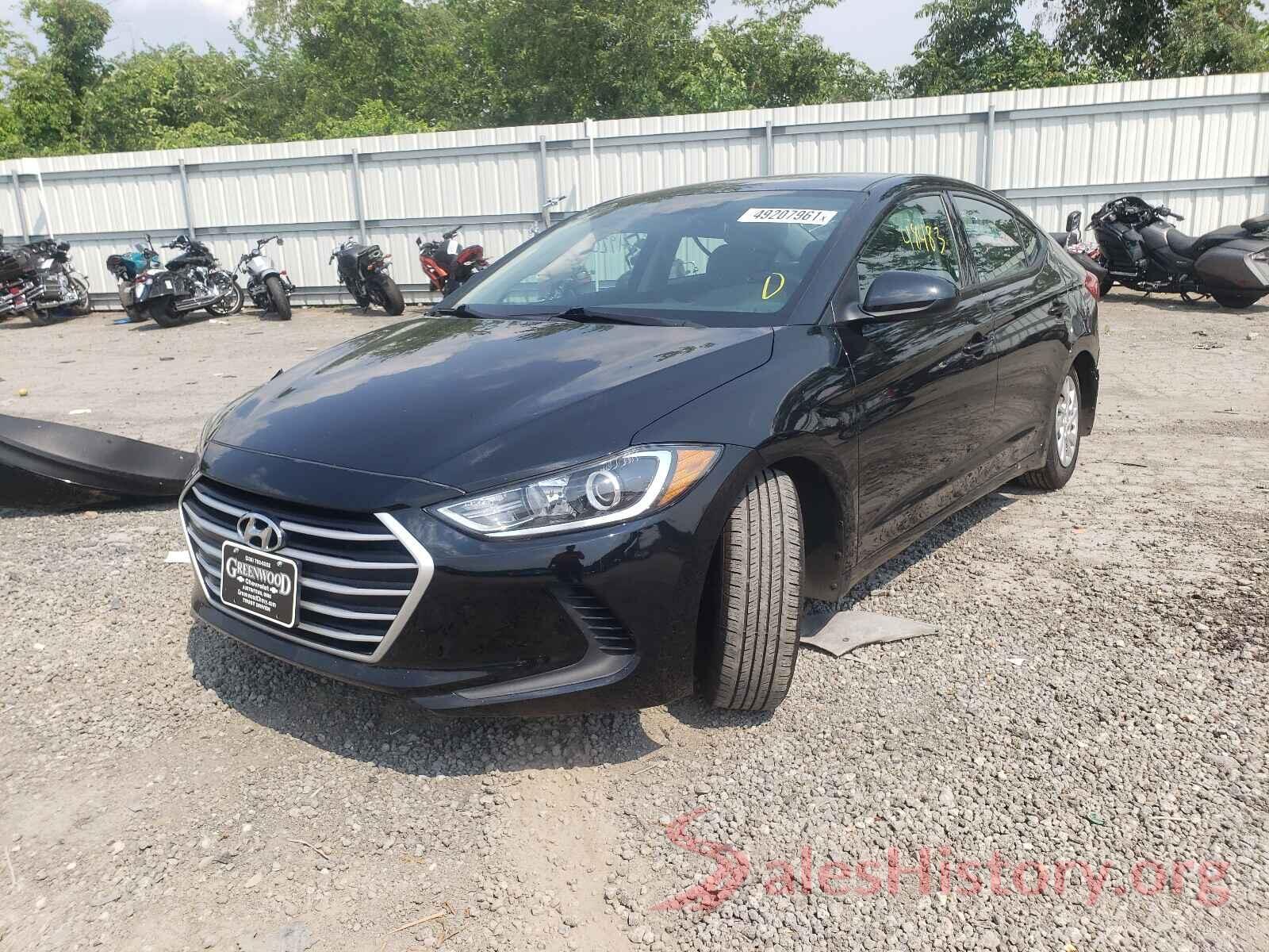 5NPD74LF3HH115954 2017 HYUNDAI ELANTRA