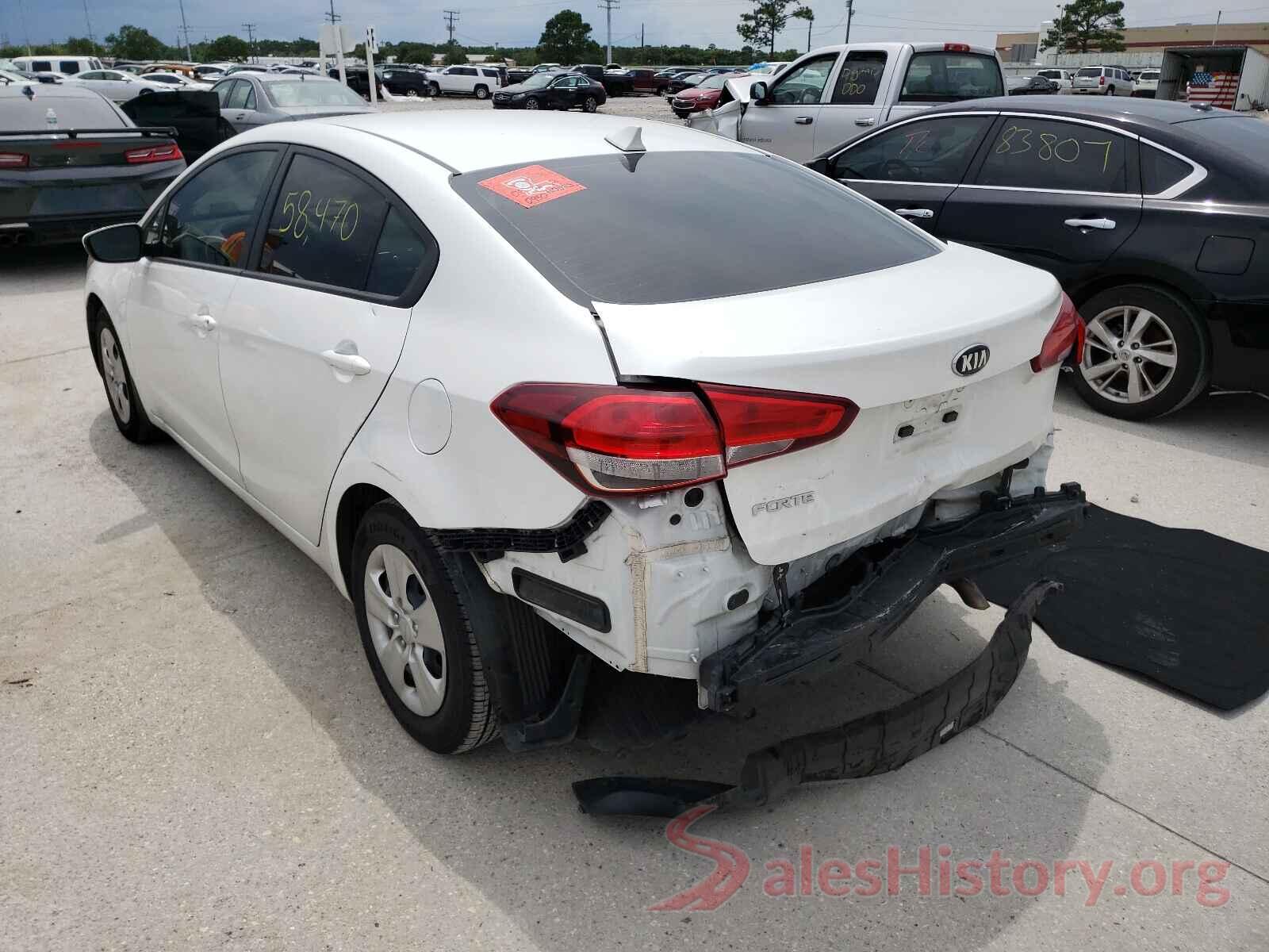 3KPFL4A7XHE117737 2017 KIA FORTE