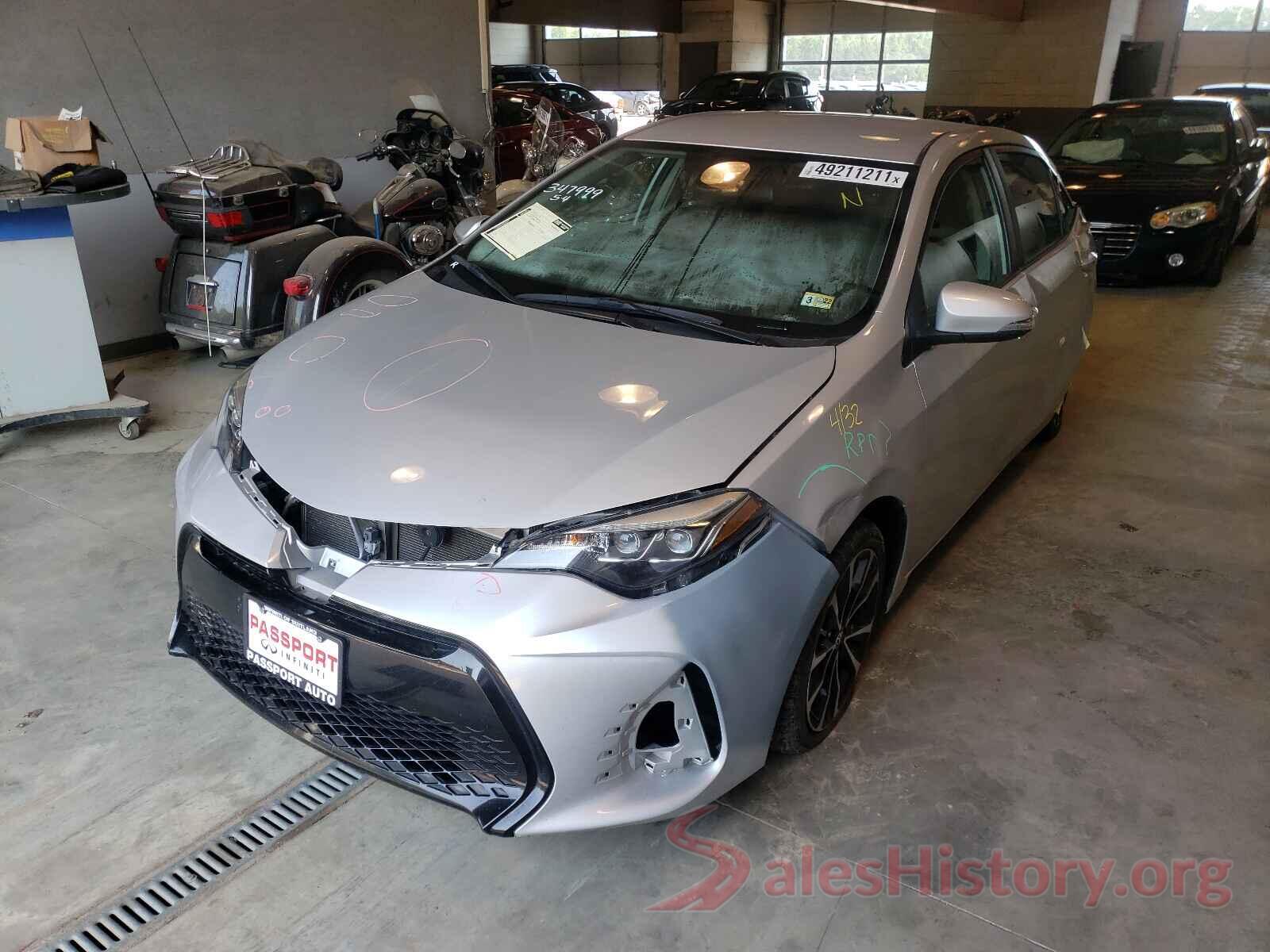 2T1BURHE8KC169905 2019 TOYOTA COROLLA