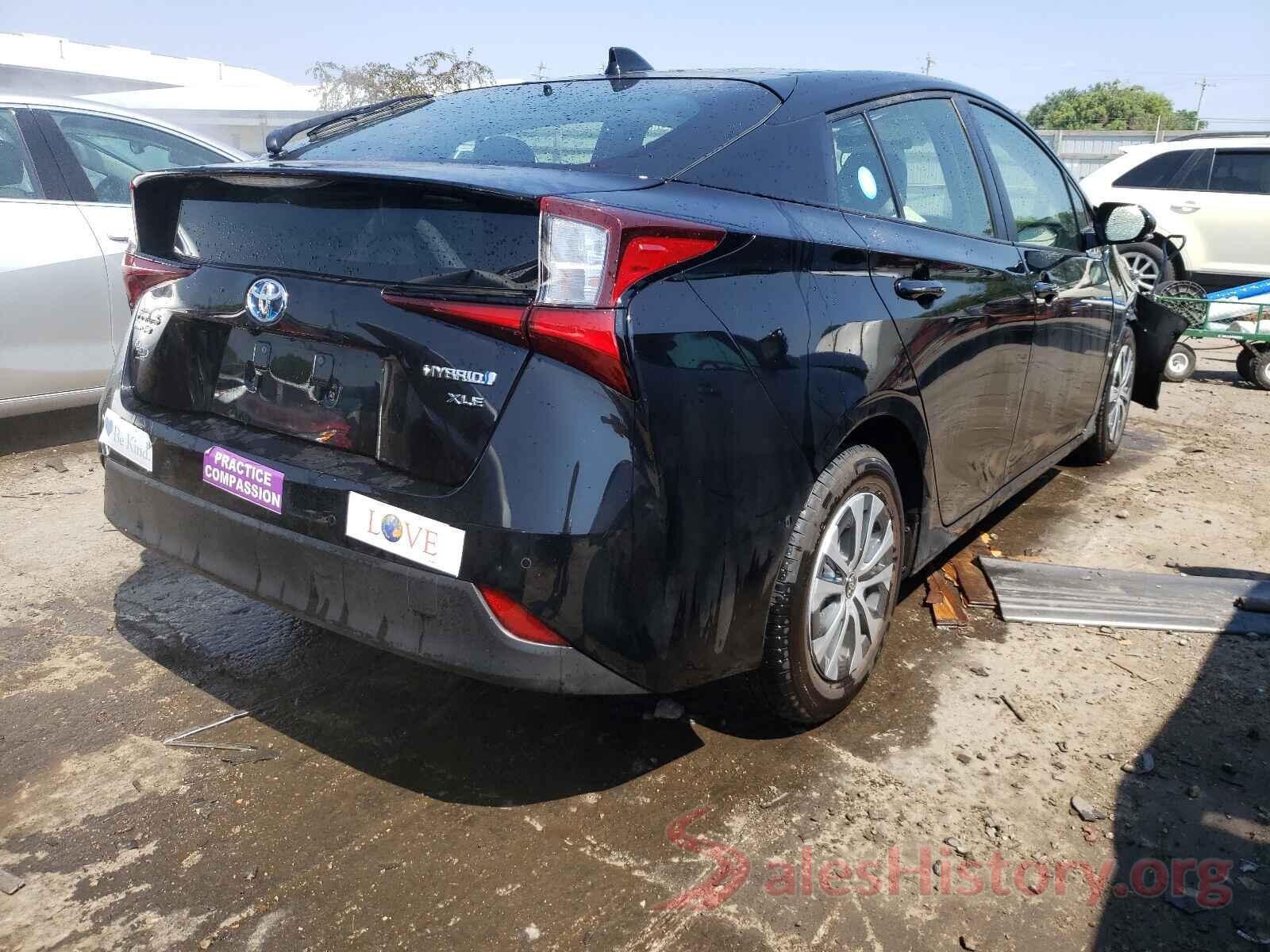 JTDL9RFU8L3021845 2020 TOYOTA PRIUS