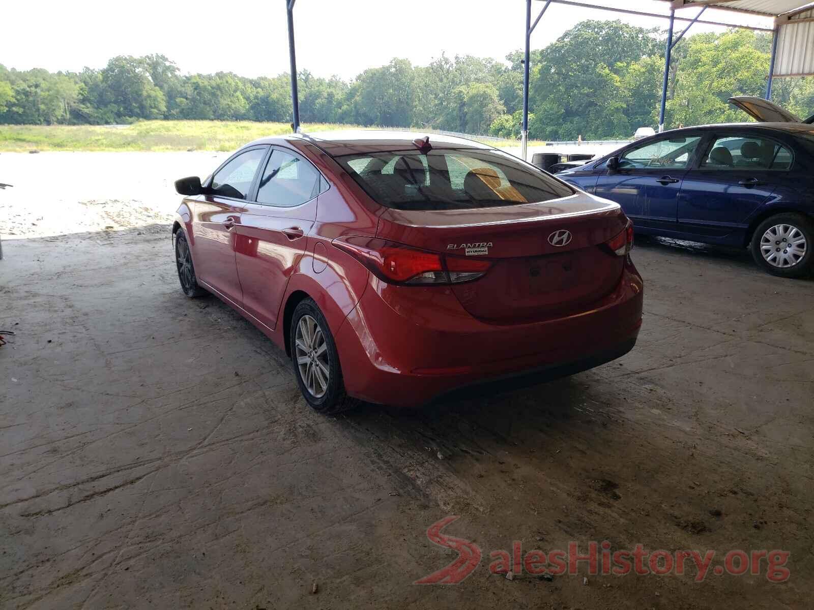 5NPDH4AE2GH657116 2016 HYUNDAI ELANTRA