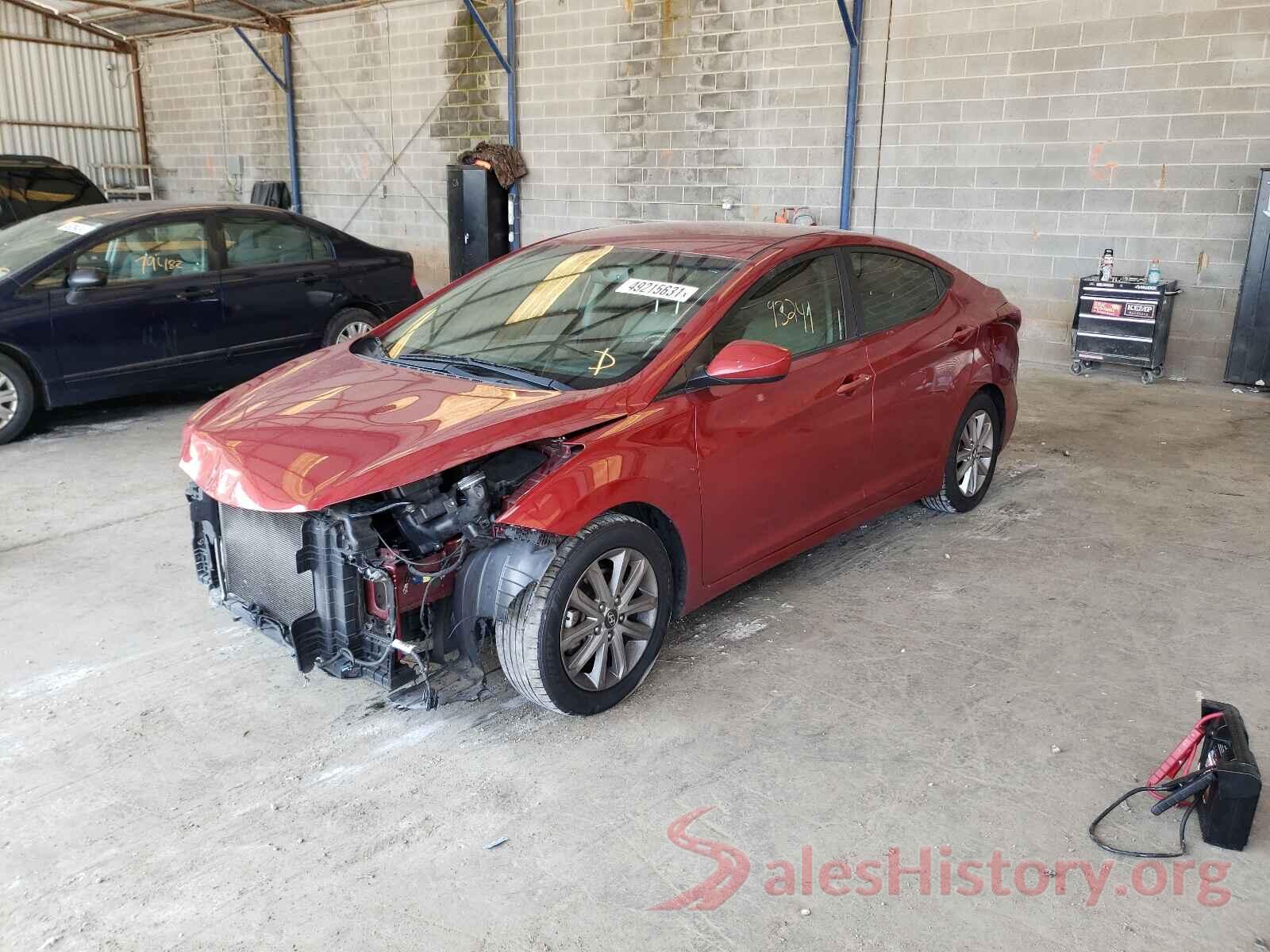 5NPDH4AE2GH657116 2016 HYUNDAI ELANTRA