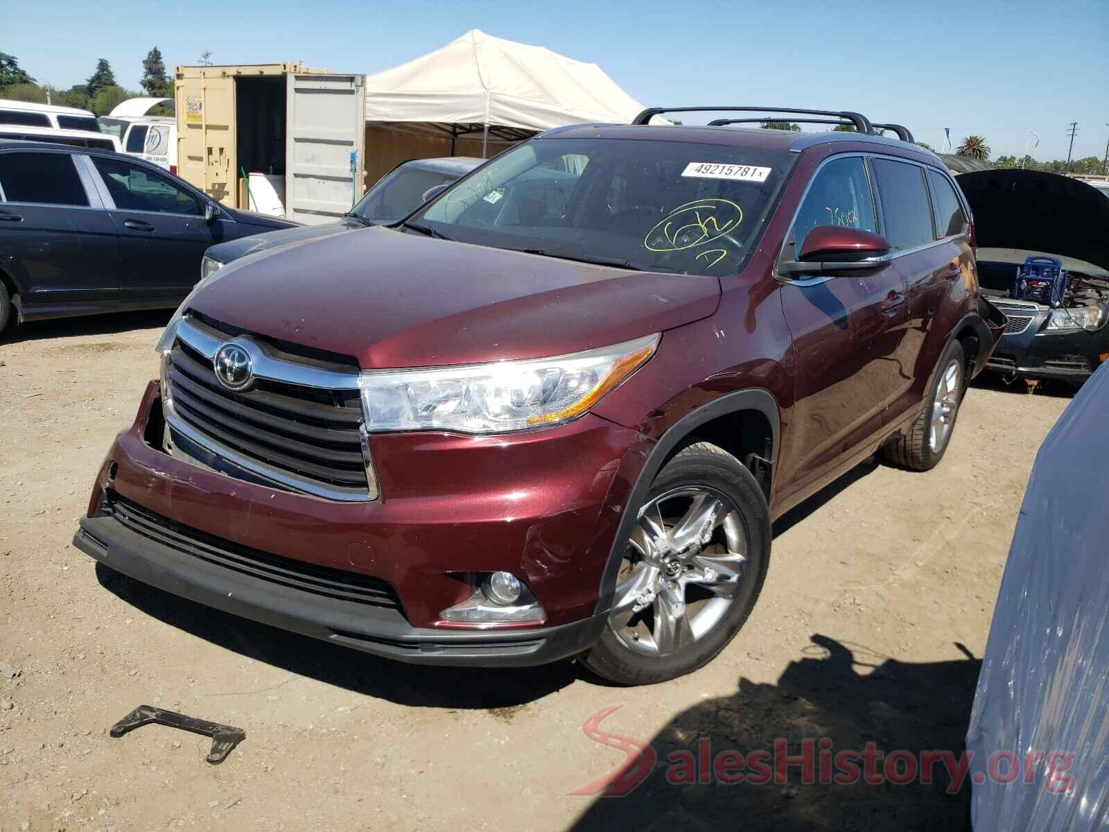 5TDDKRFHXGS247286 2016 TOYOTA HIGHLANDER