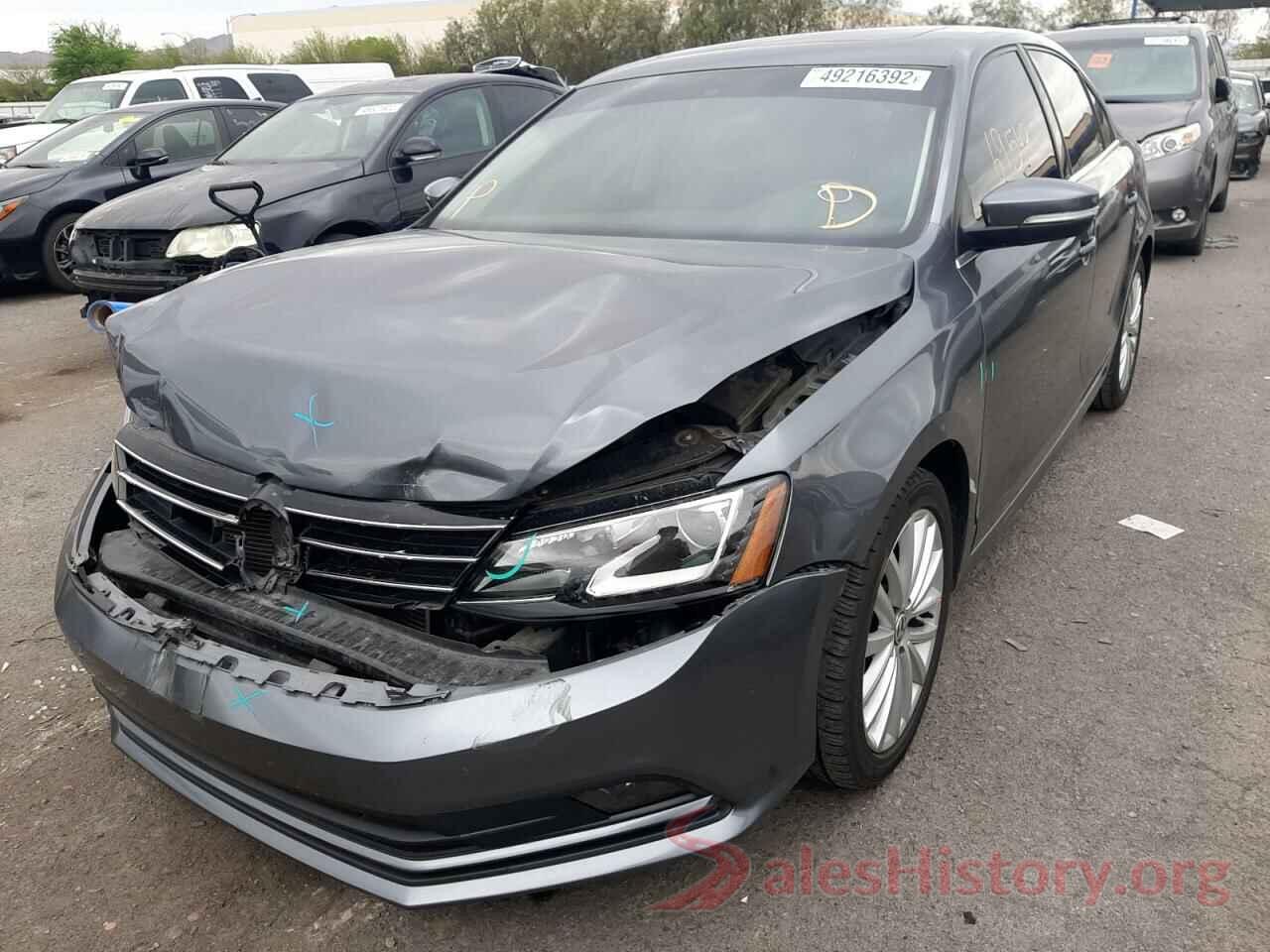 3VWL17AJXGM332283 2016 VOLKSWAGEN JETTA