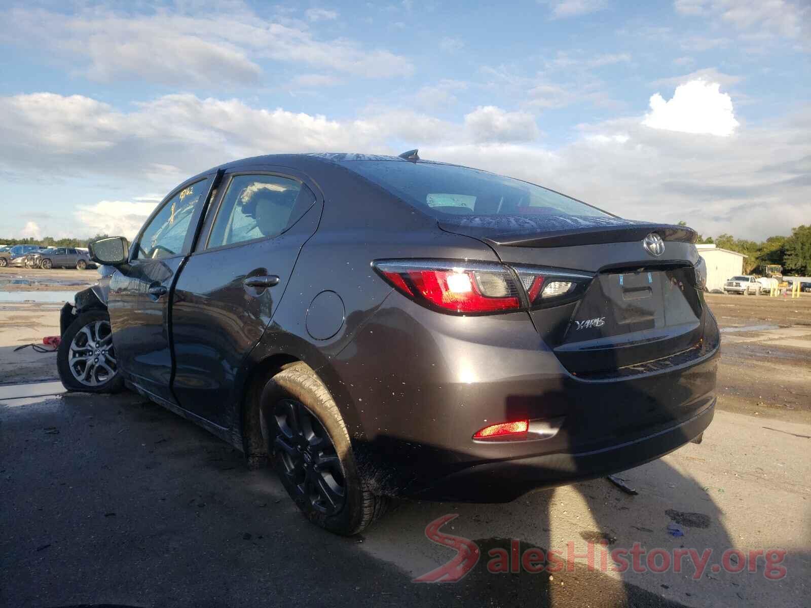 3MYDLBYV4KY528333 2019 TOYOTA YARIS