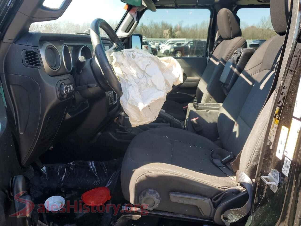 2018 JEEP WRANGLER VIN 1C4HJXDG4JW153222, engine bay