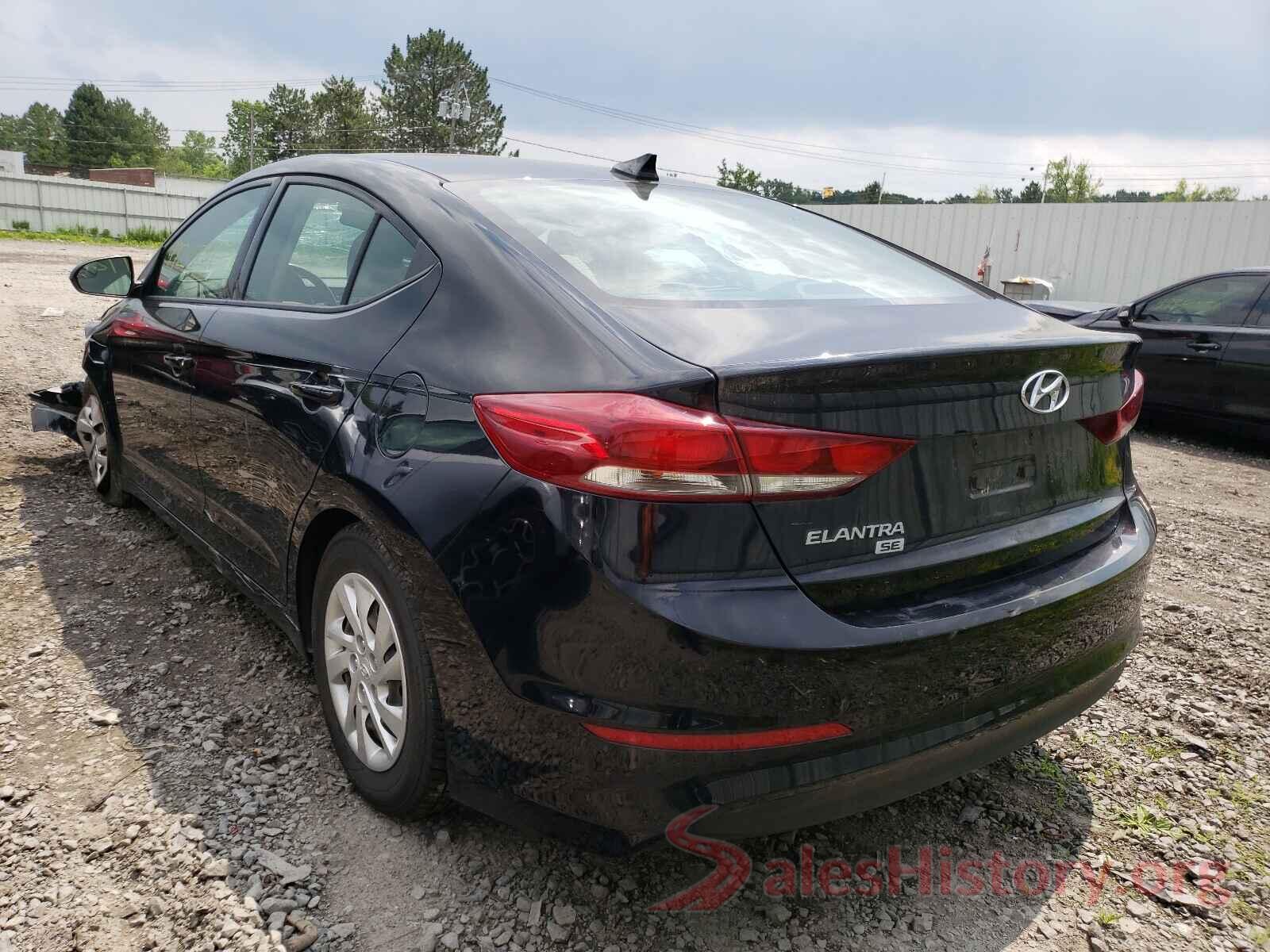 5NPD74LF5HH054039 2017 HYUNDAI ELANTRA