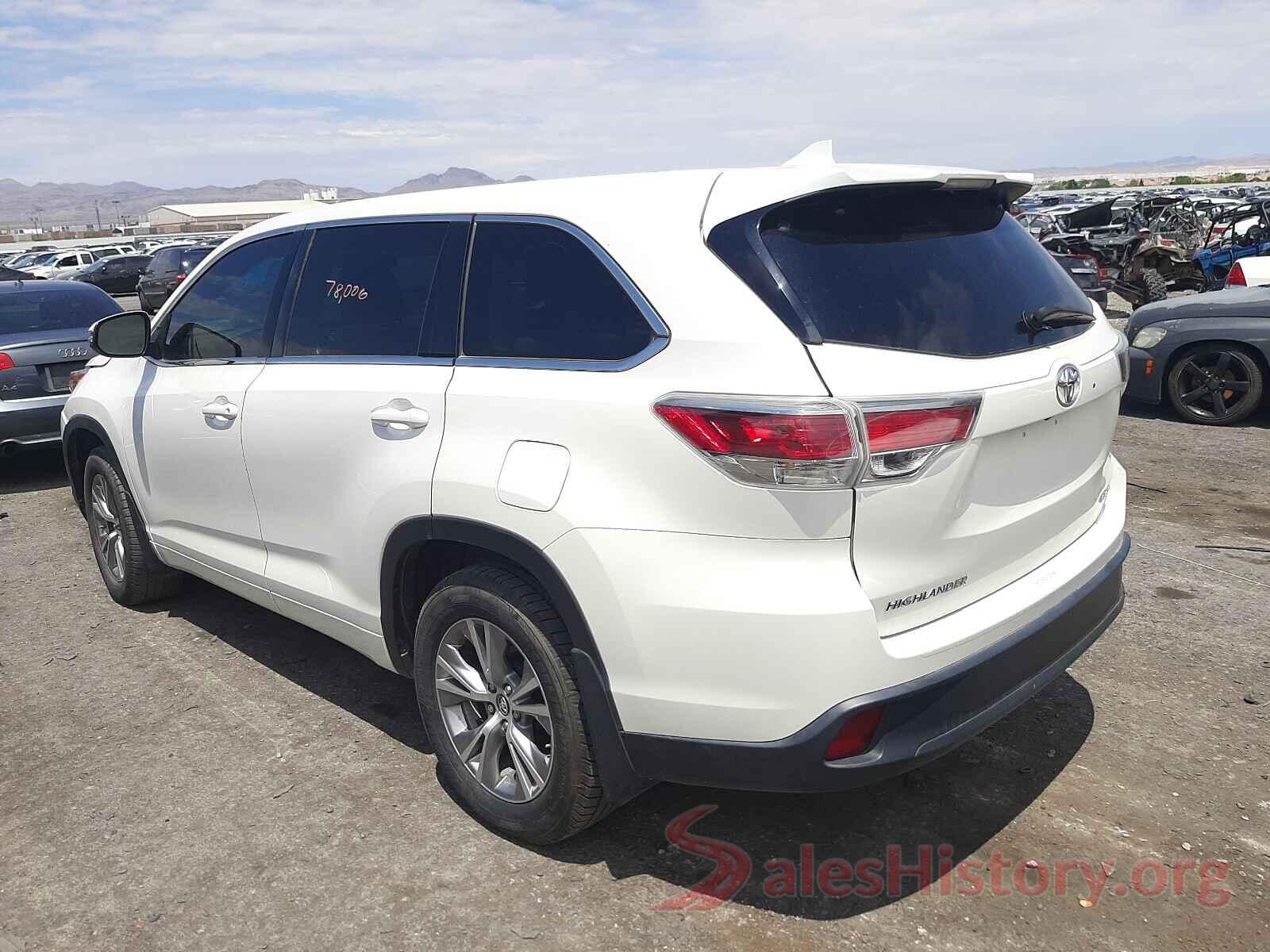 5TDBKRFHXGS329154 2016 TOYOTA HIGHLANDER