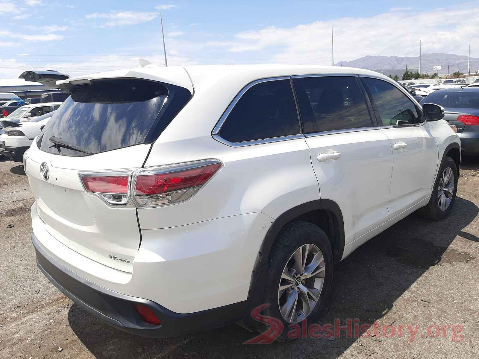 5TDBKRFHXGS329154 2016 TOYOTA HIGHLANDER