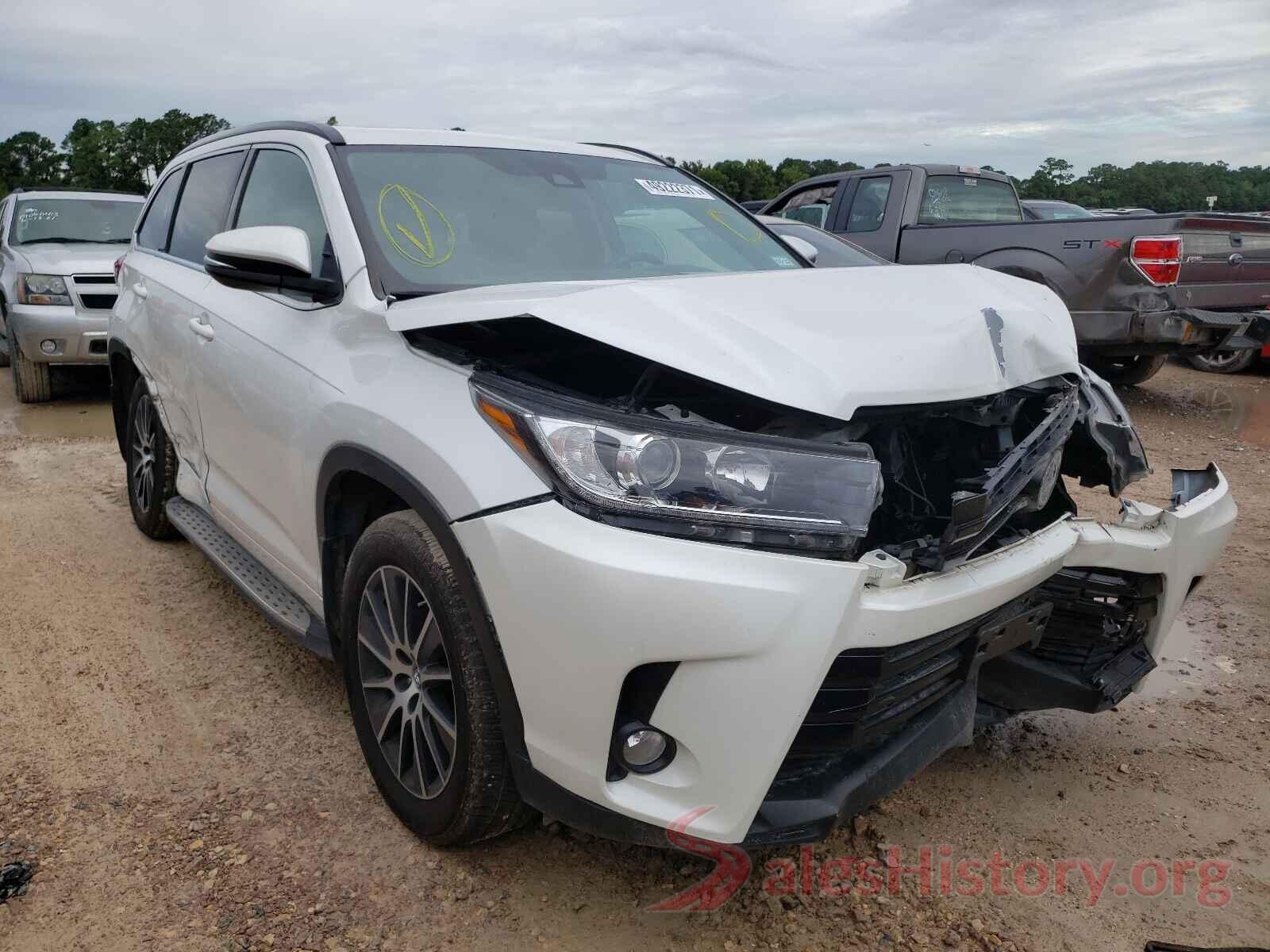 5TDKZRFH8HS187965 2017 TOYOTA HIGHLANDER