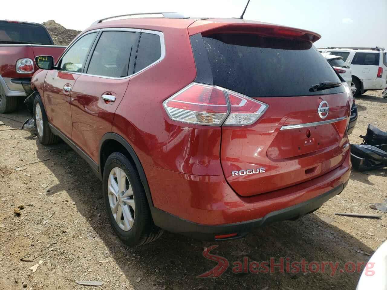 KNMAT2MV5GP702202 2016 NISSAN ROGUE