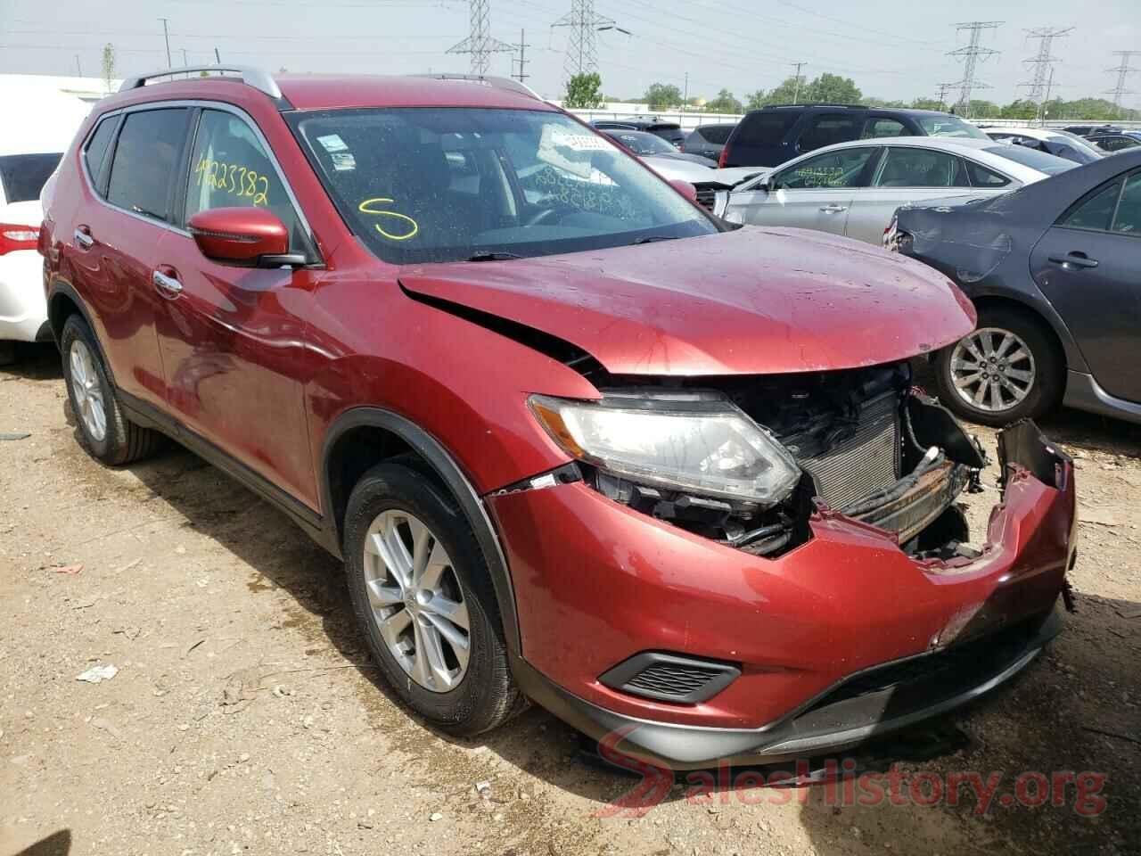 KNMAT2MV5GP702202 2016 NISSAN ROGUE