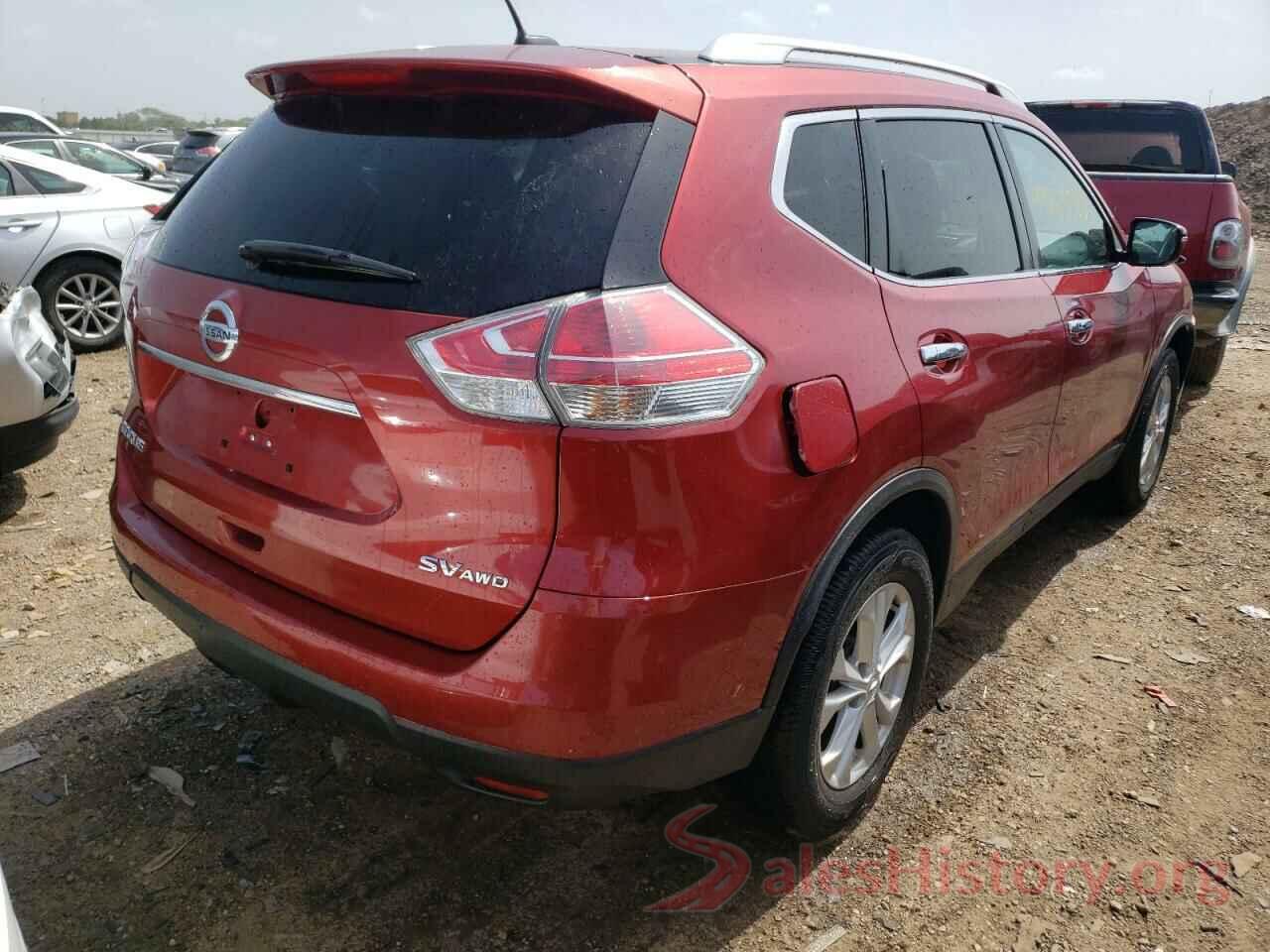 KNMAT2MV5GP702202 2016 NISSAN ROGUE