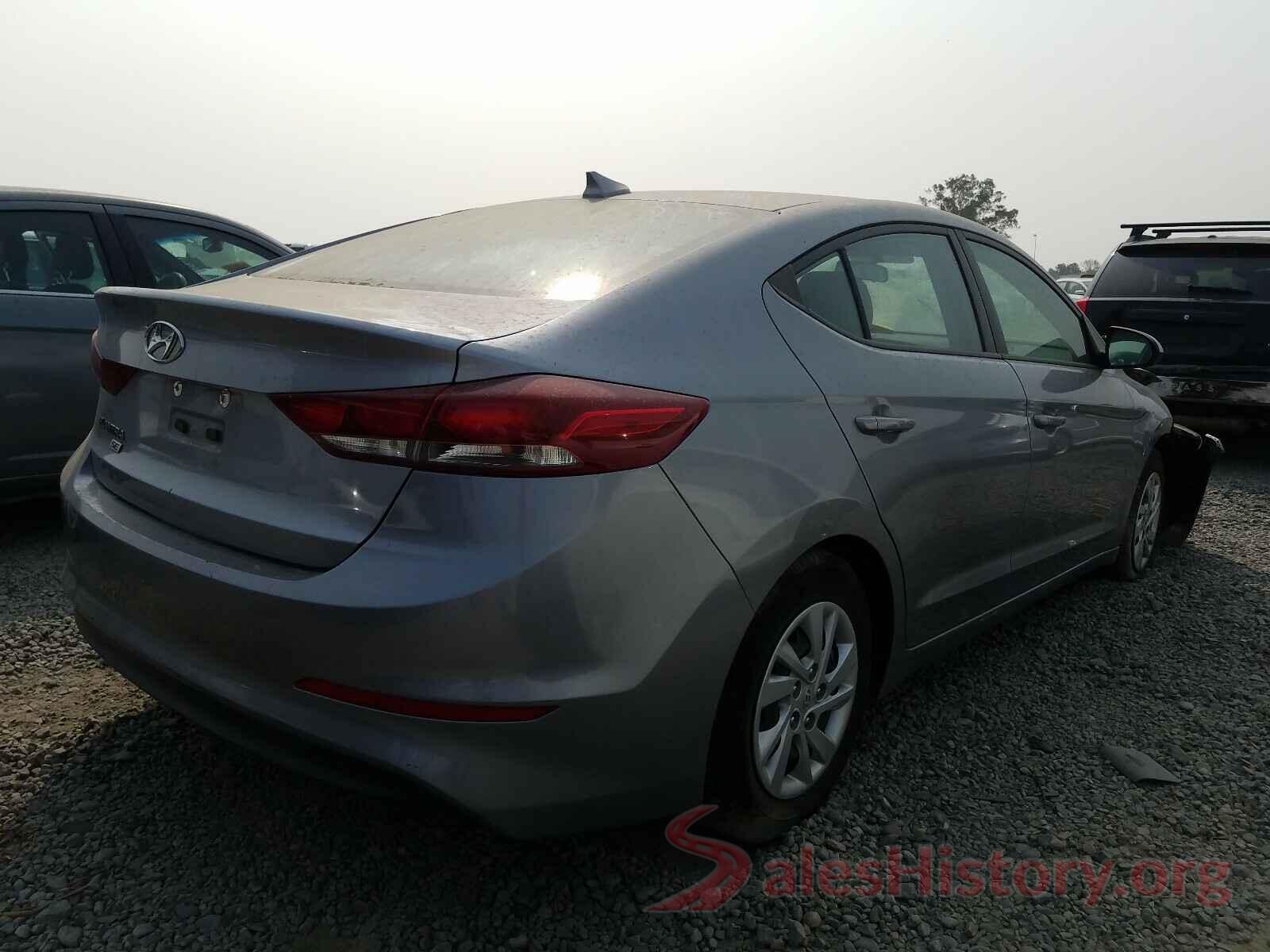 5NPD74LF4HH153144 2017 HYUNDAI ELANTRA