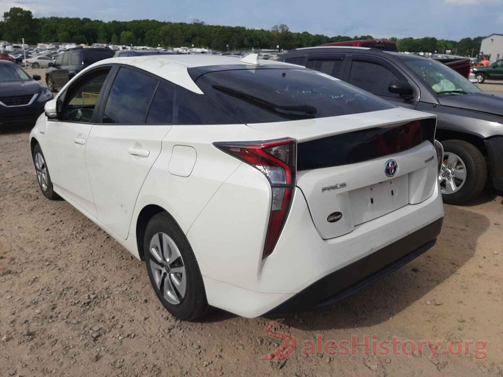 JTDKARFU7G3005497 2016 TOYOTA PRIUS