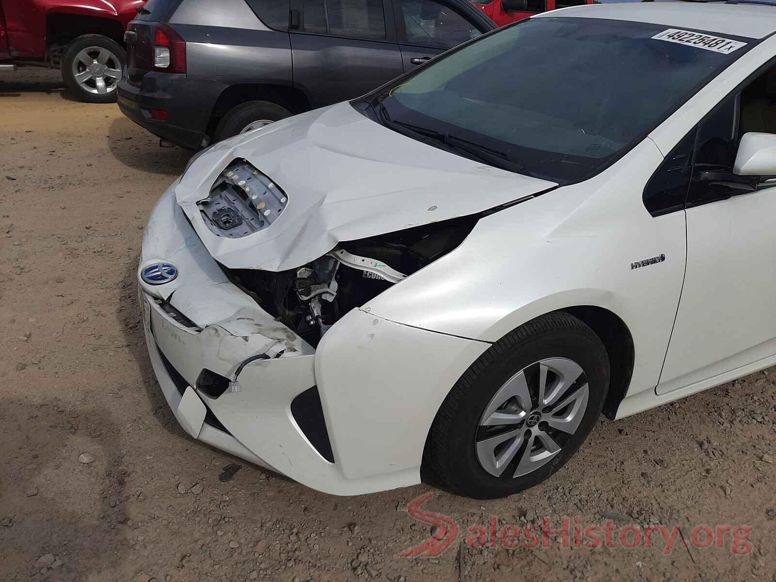 JTDKARFU7G3005497 2016 TOYOTA PRIUS