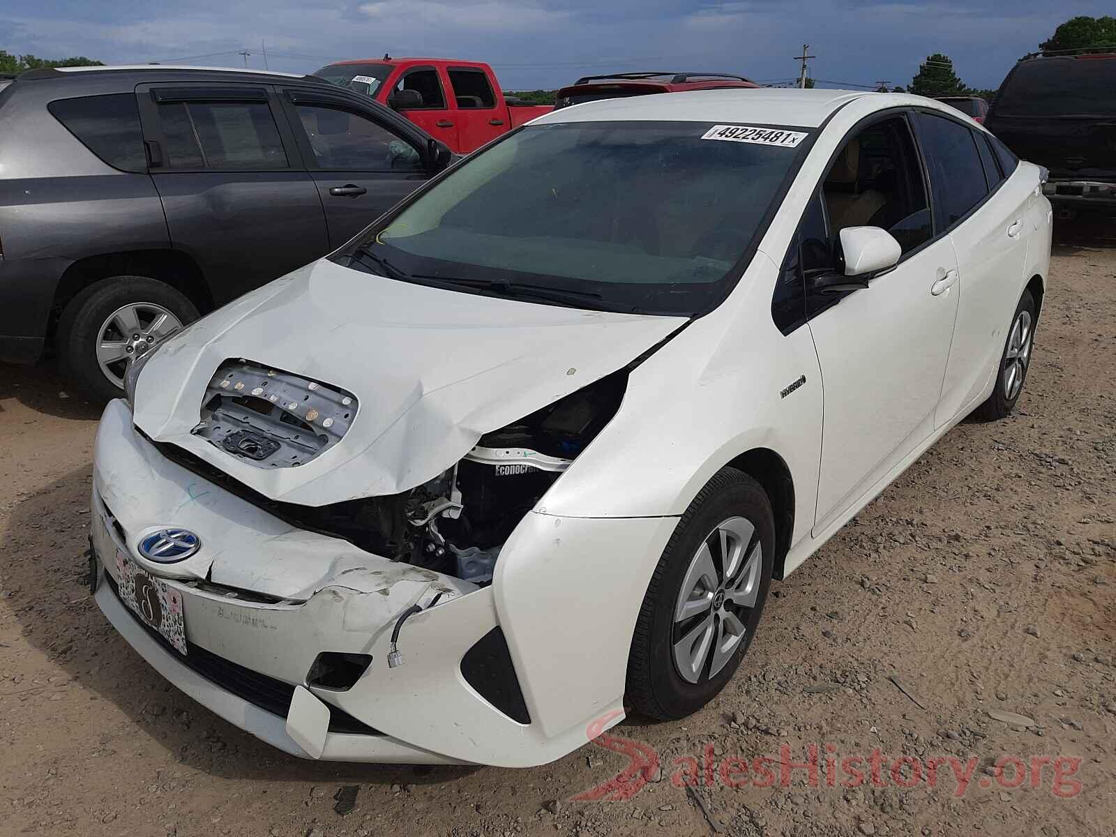 JTDKARFU7G3005497 2016 TOYOTA PRIUS