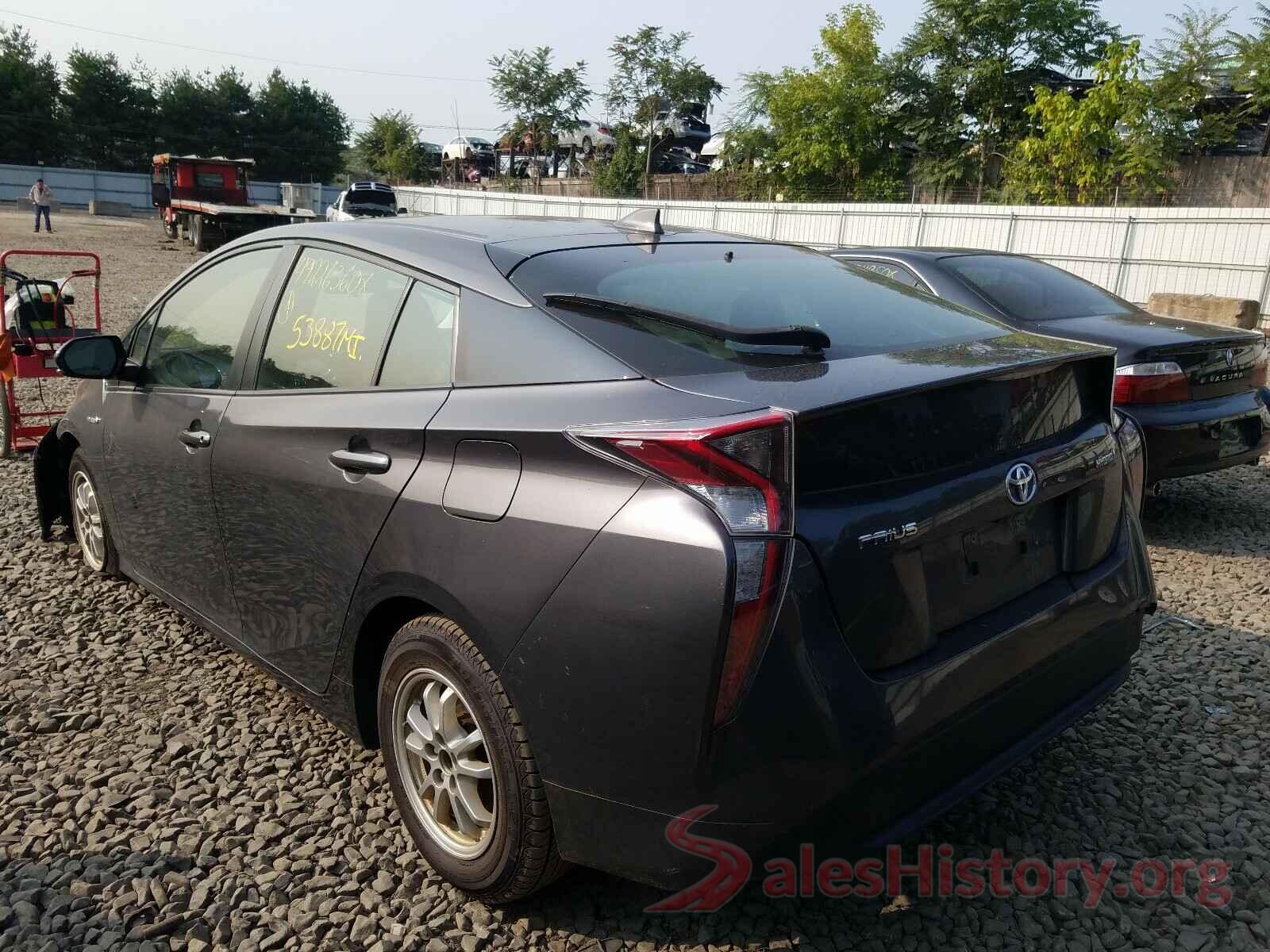 JTDKARFU8G3514353 2016 TOYOTA PRIUS