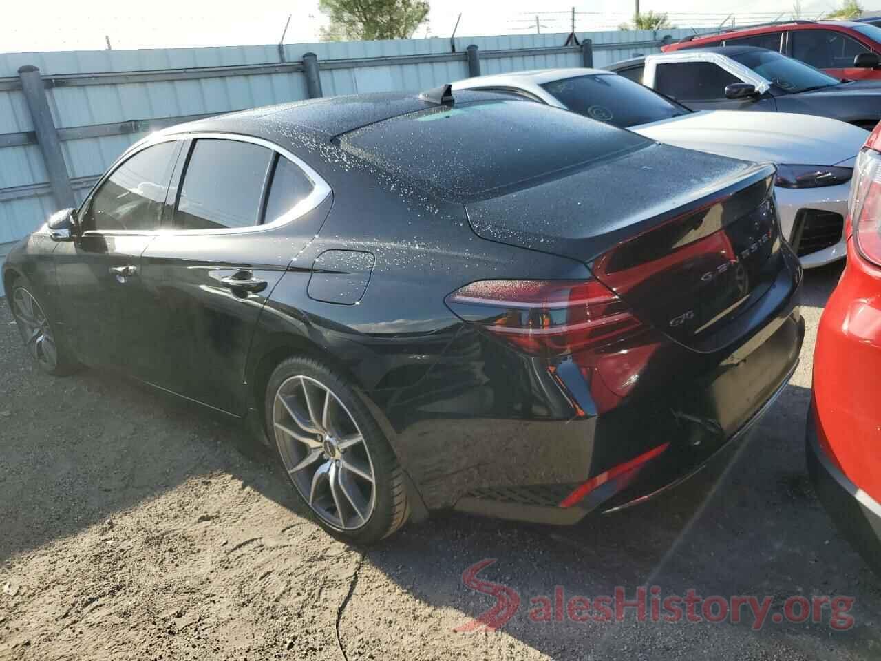 KMTG34TA7NU092632 2022 GENESIS G70 BASE