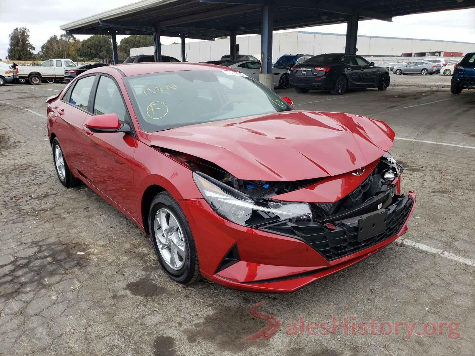 KMHLL4AG0MU195017 2021 HYUNDAI ELANTRA