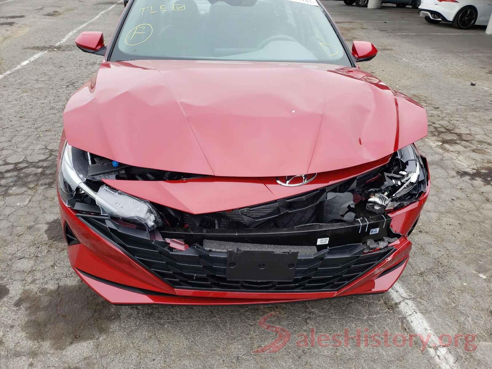 KMHLL4AG0MU195017 2021 HYUNDAI ELANTRA