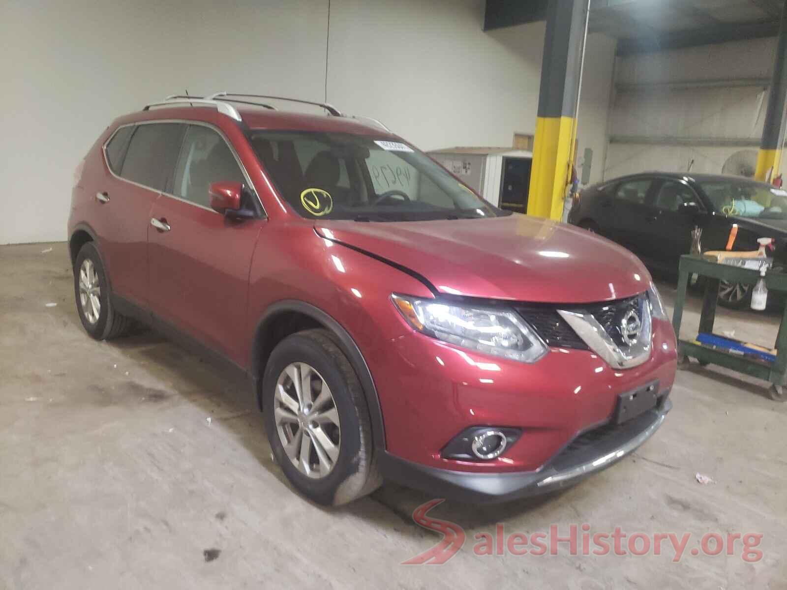 KNMAT2MV3GP671161 2016 NISSAN ROGUE