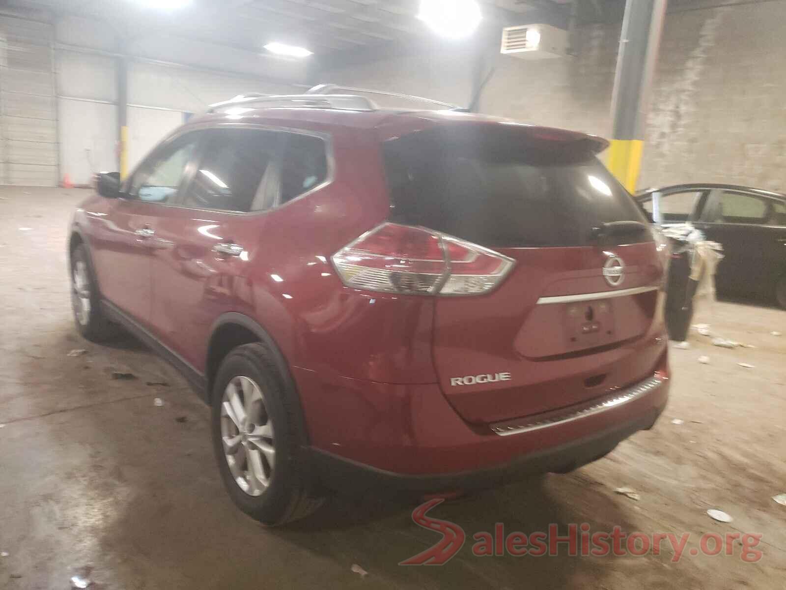 KNMAT2MV3GP671161 2016 NISSAN ROGUE