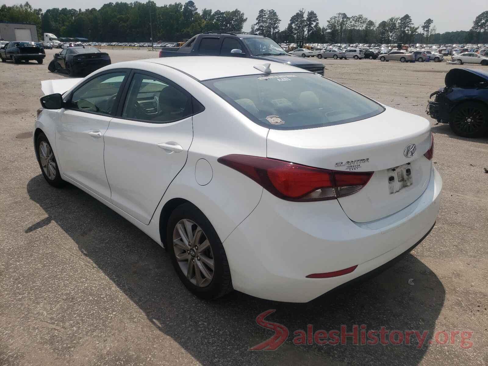 5NPDH4AE9GH790164 2016 HYUNDAI ELANTRA