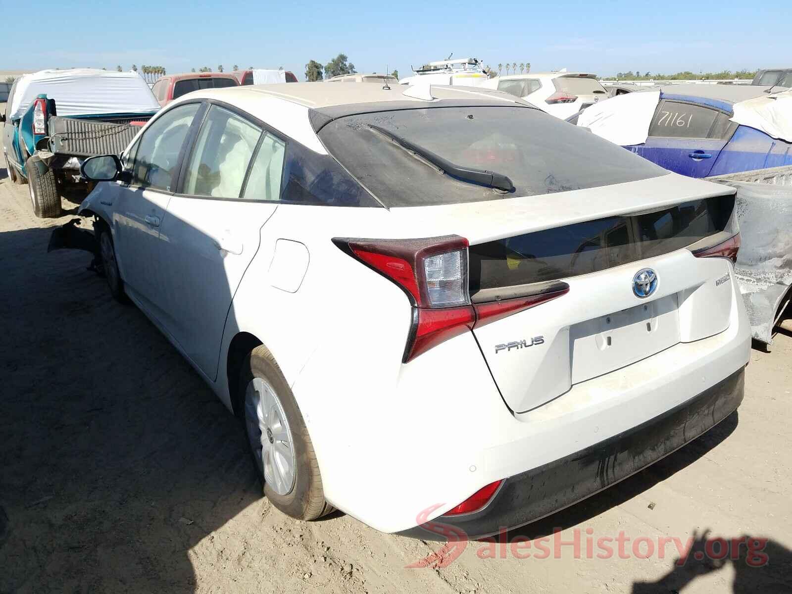 JTDKARFU0K3092331 2019 TOYOTA PRIUS