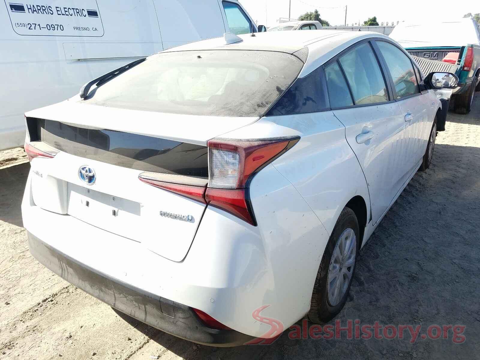 JTDKARFU0K3092331 2019 TOYOTA PRIUS