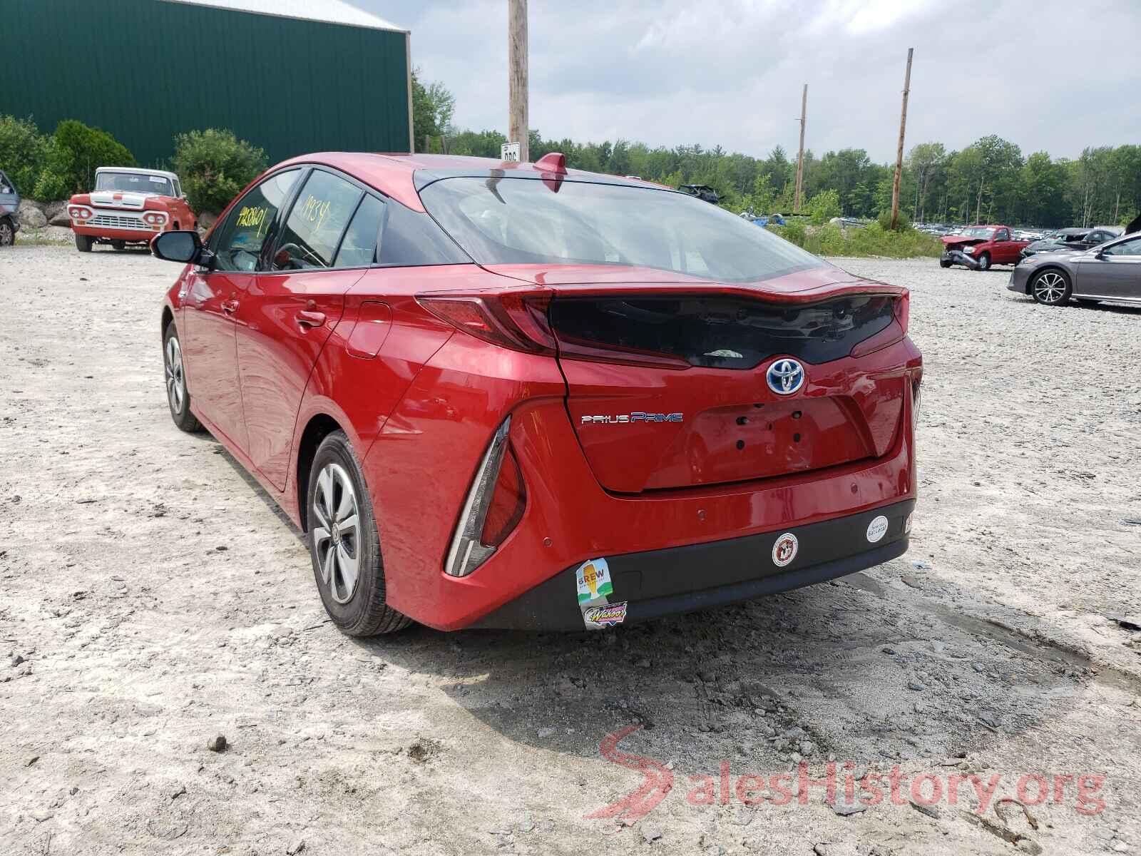 JTDKARFP1J3080312 2018 TOYOTA PRIUS