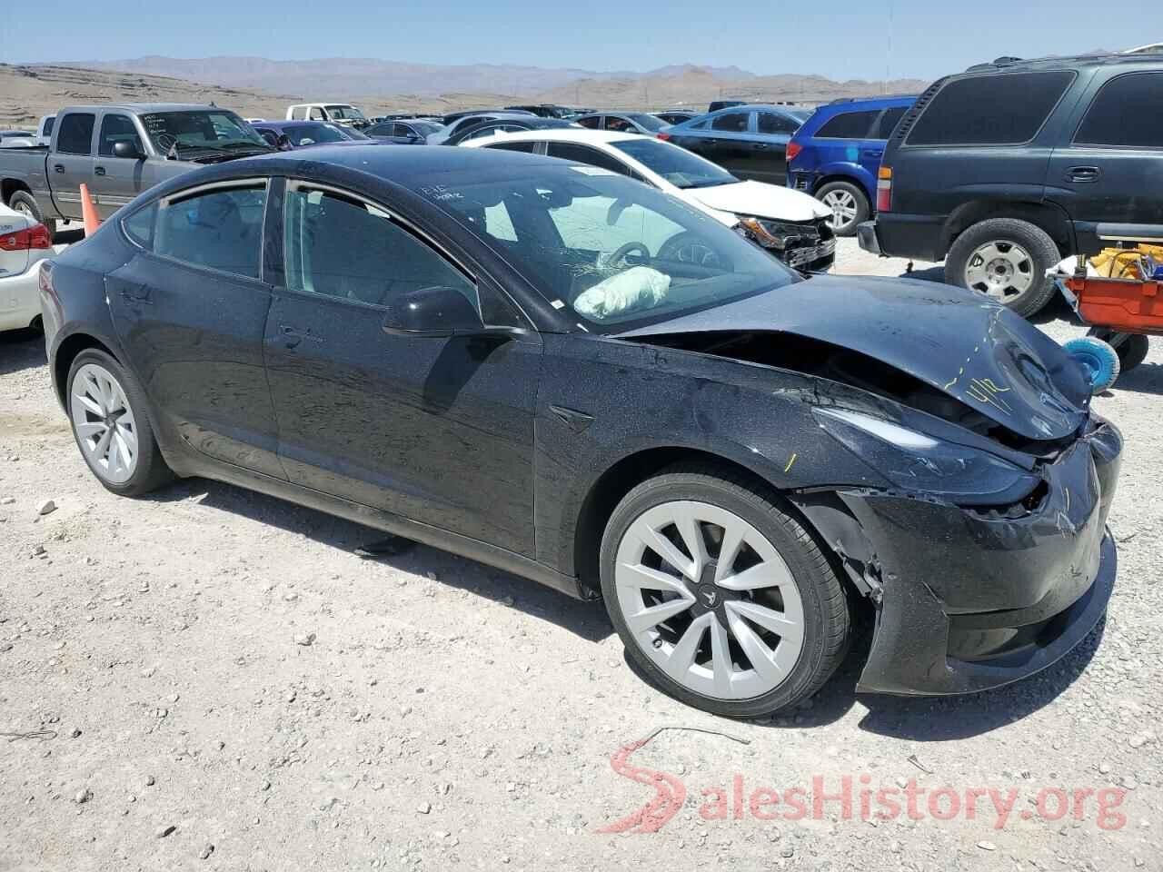 5YJ3E1EA5NF303984 2022 TESLA MODEL 3