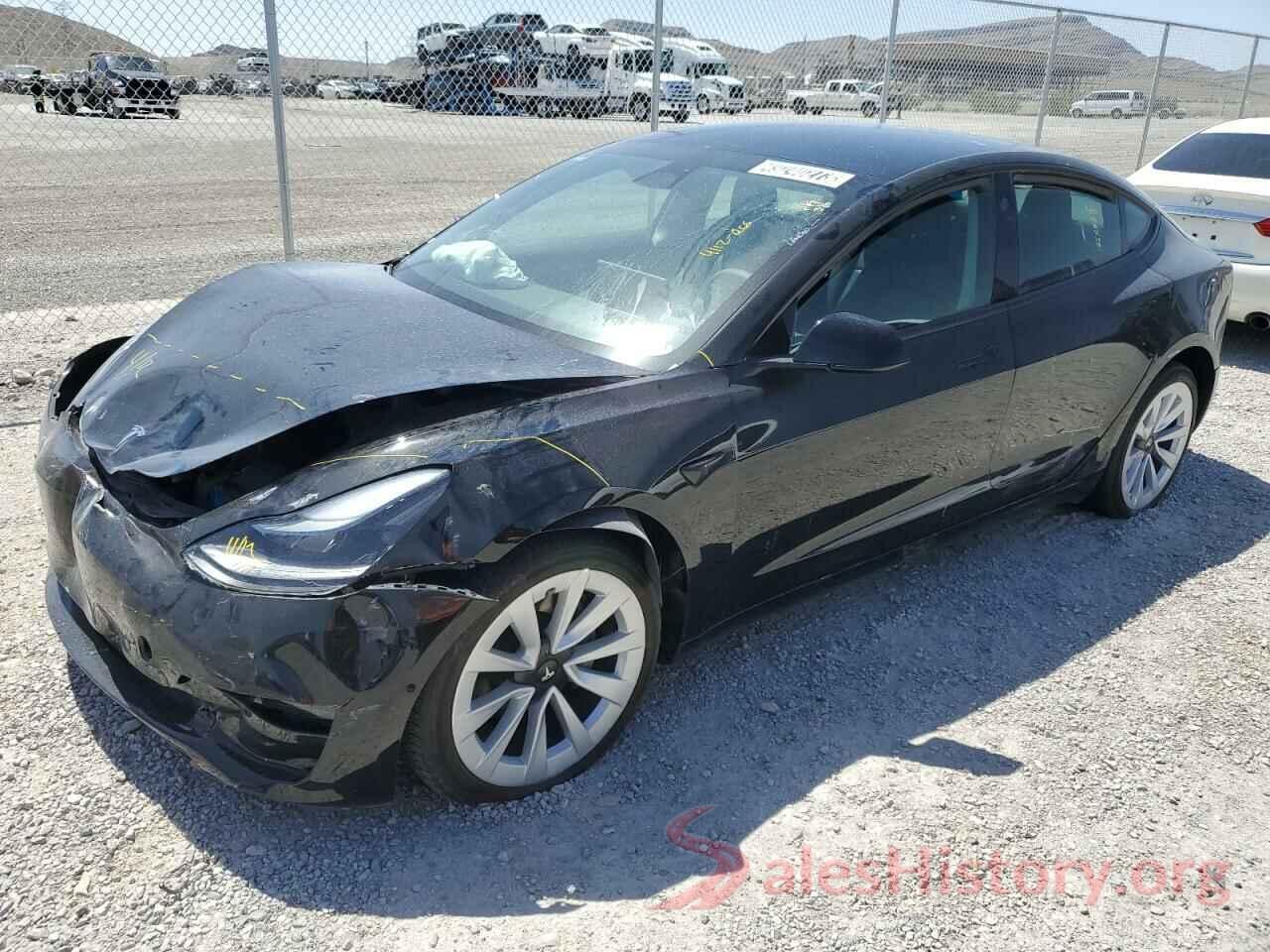 5YJ3E1EA5NF303984 2022 TESLA MODEL 3