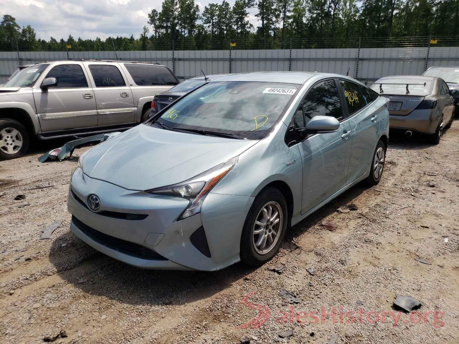 JTDKARFU7J3554172 2018 TOYOTA PRIUS