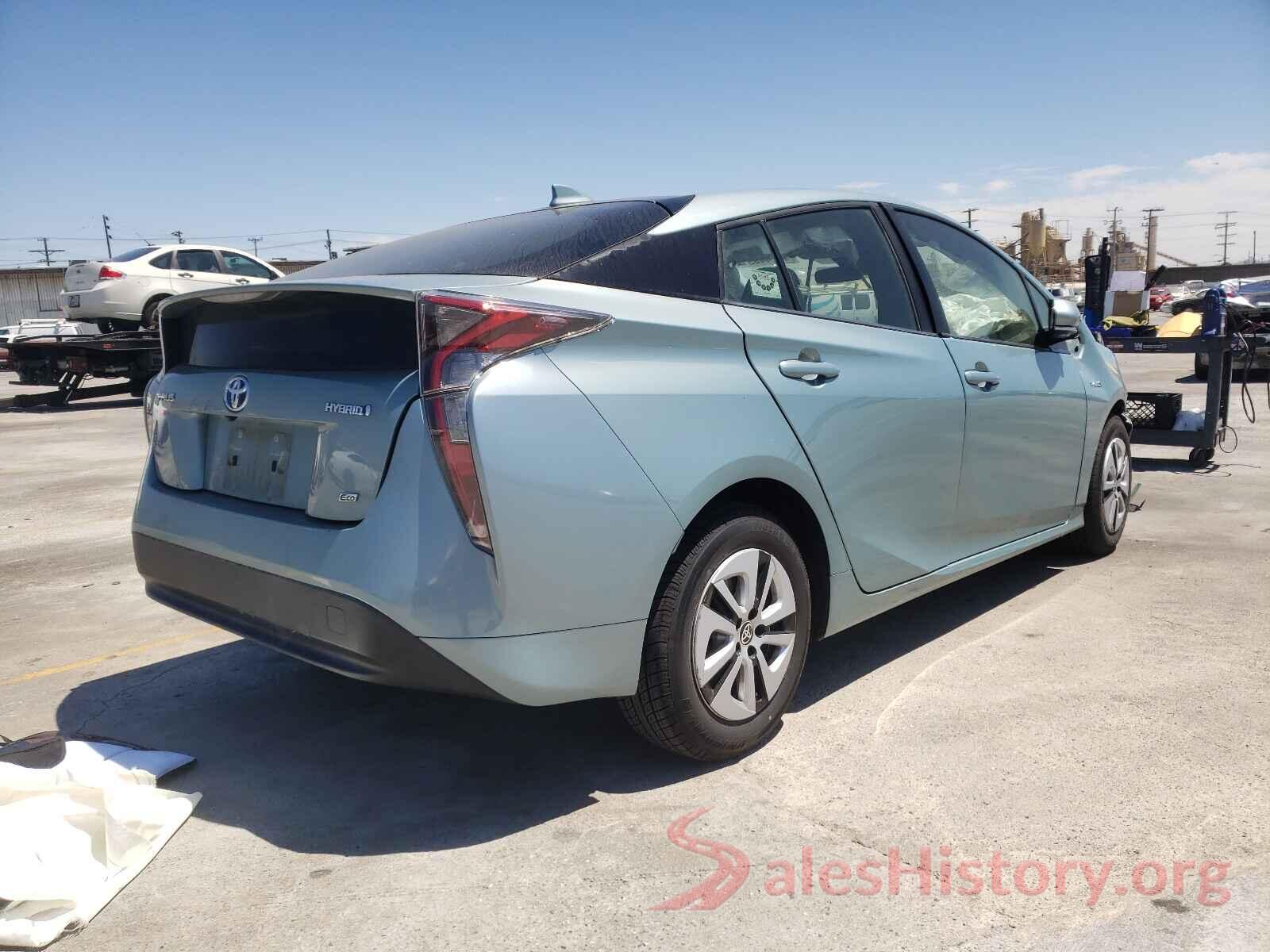 JTDKARFU0H3030890 2017 TOYOTA PRIUS